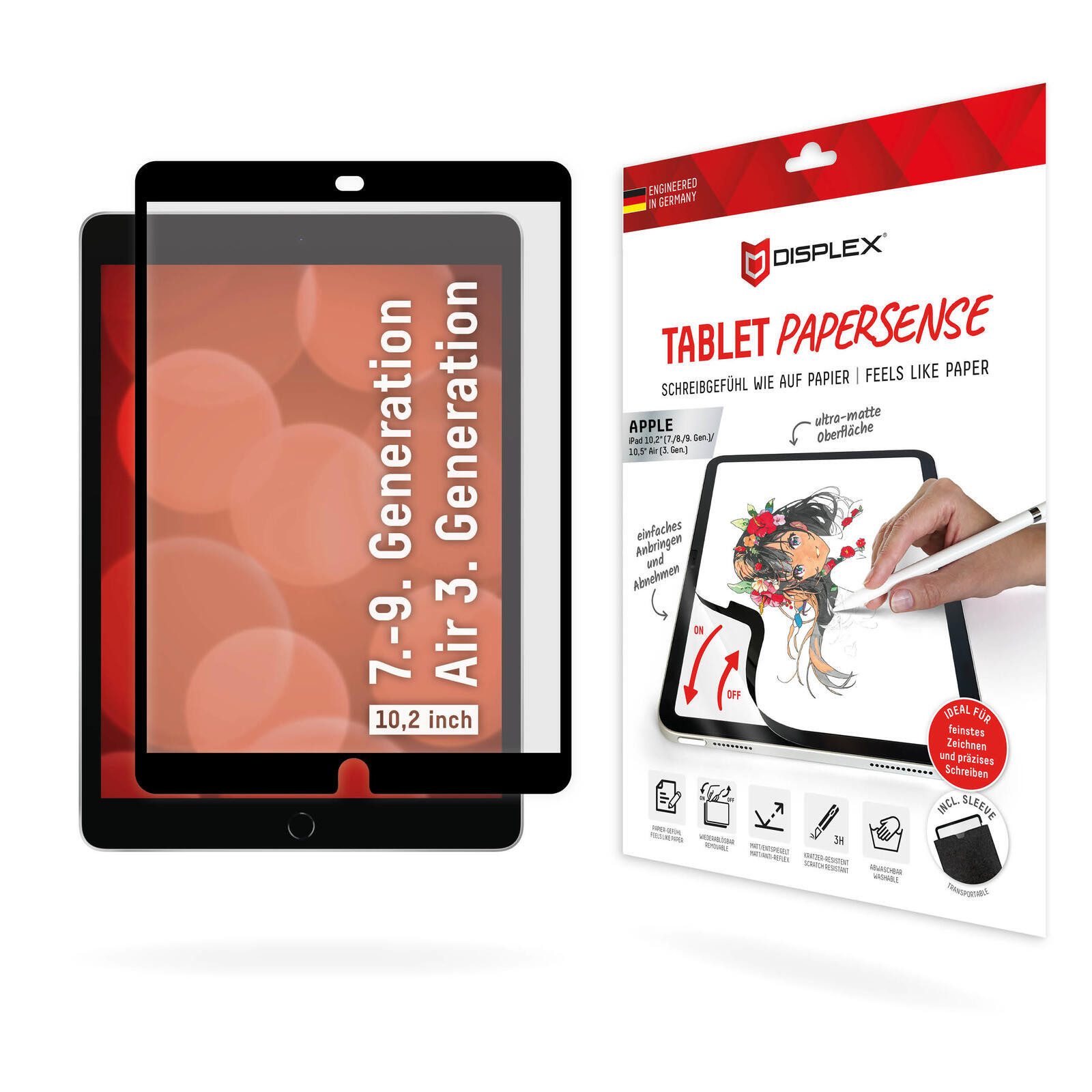 Displex Tablet-Hülle Tabletschutzf.PAPERSENSE 10,5' von Displex
