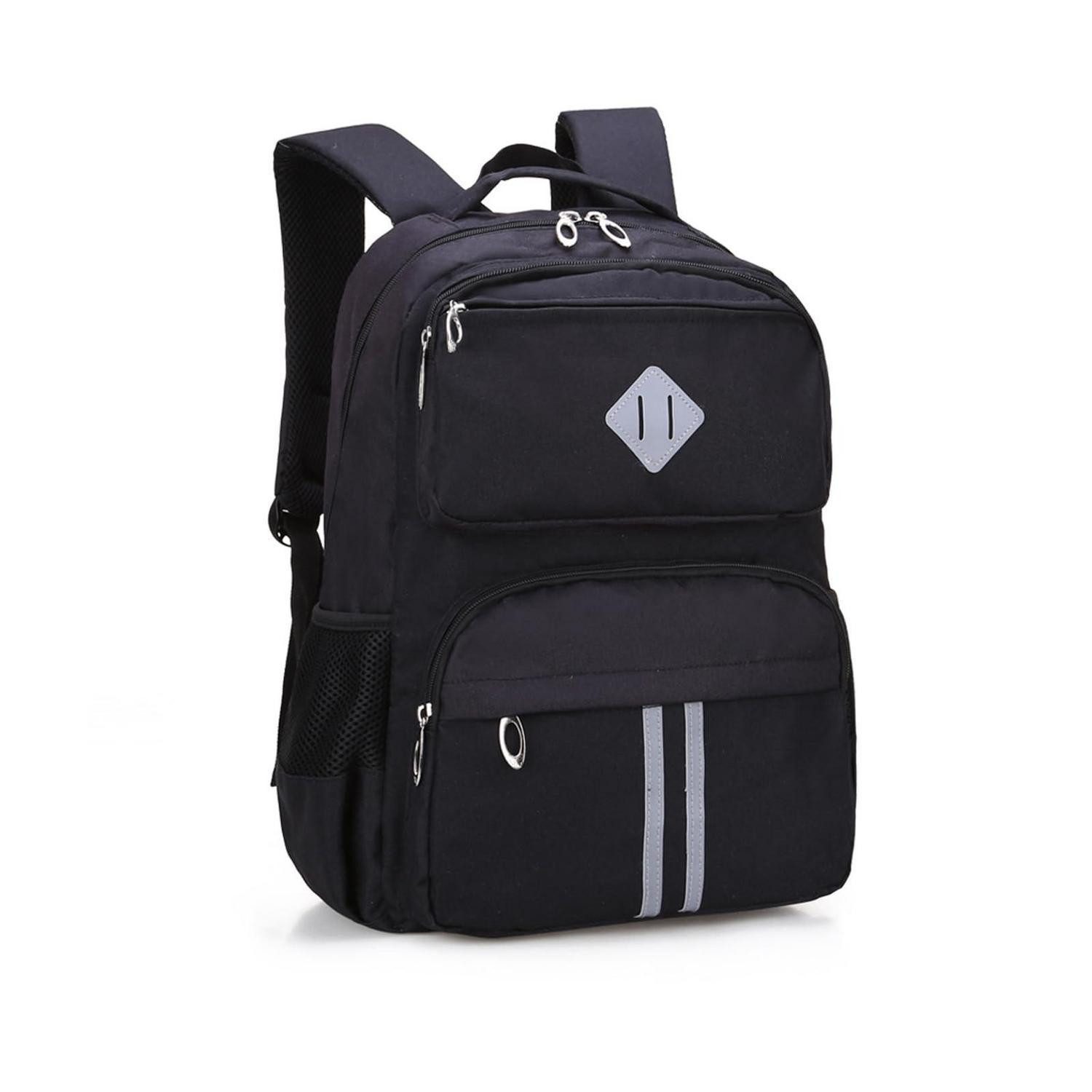 LuxusKollektion Schulrucksack Schulrucksack L Schwarz reflektierend