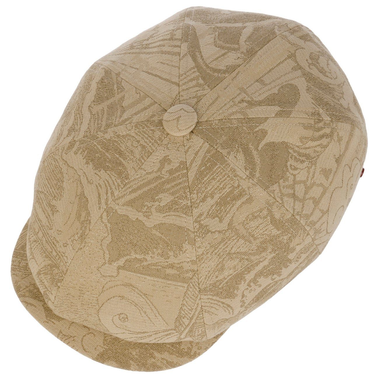 Alfonso D´Este Flat Cap (1-St) Schirmmütze mit Schirm, Made in Italy