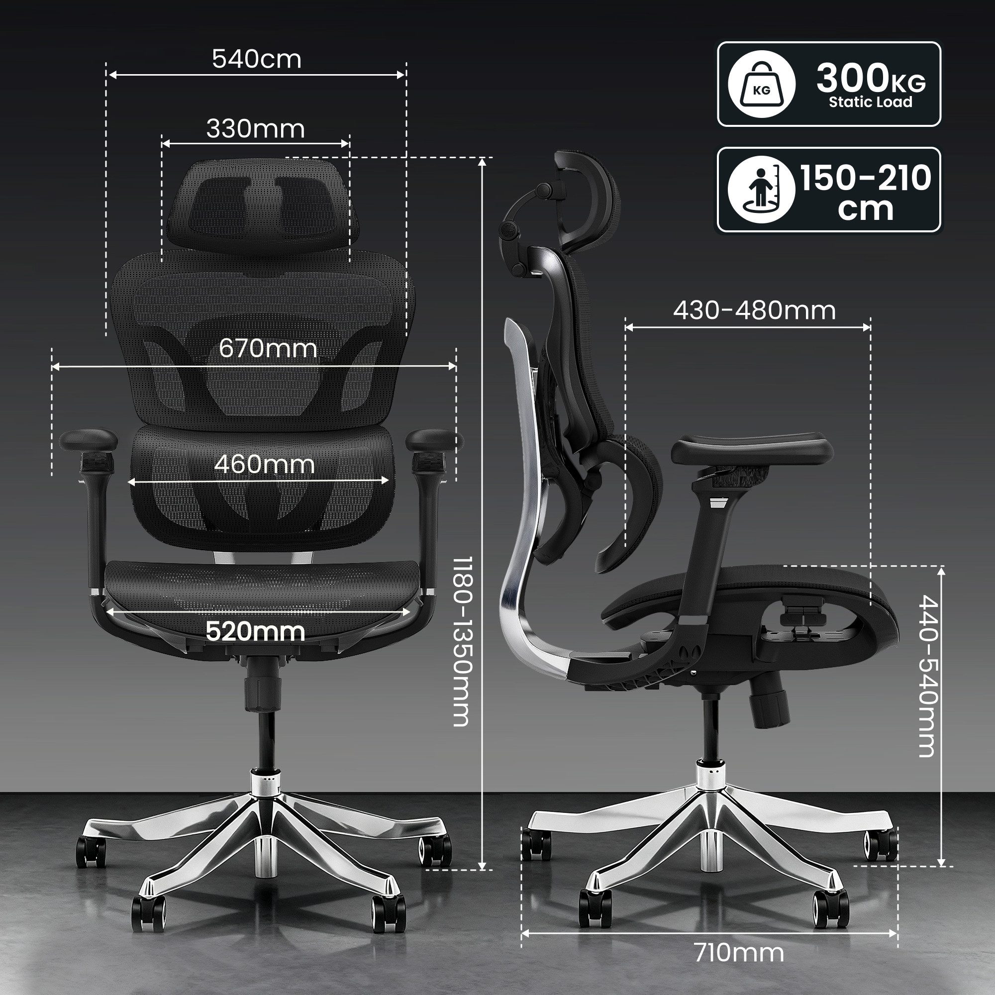 FLEXISPOT Bürostuhl ErgoX, Schreibtischstuhl Premium Ergonomischer (Rückenl günstig online kaufen