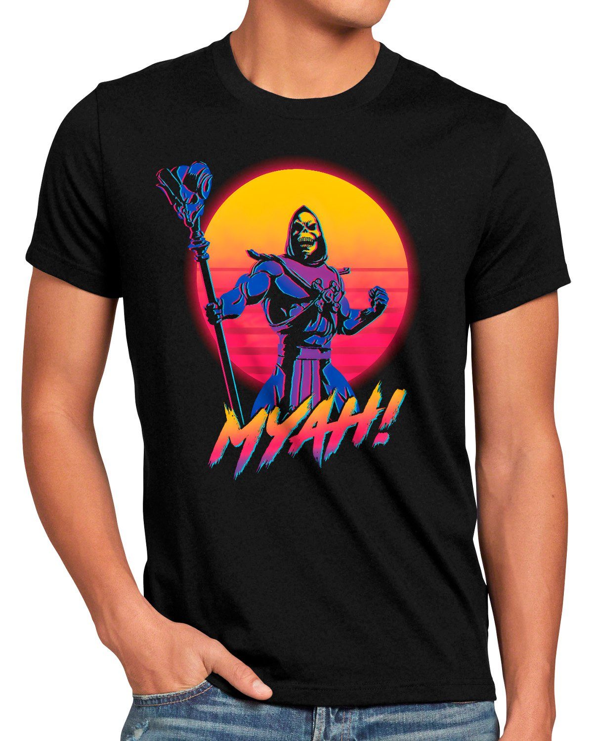 style3 Print-Shirt Herren T-Shirt Evil Power he-man skeletor masters of the universe