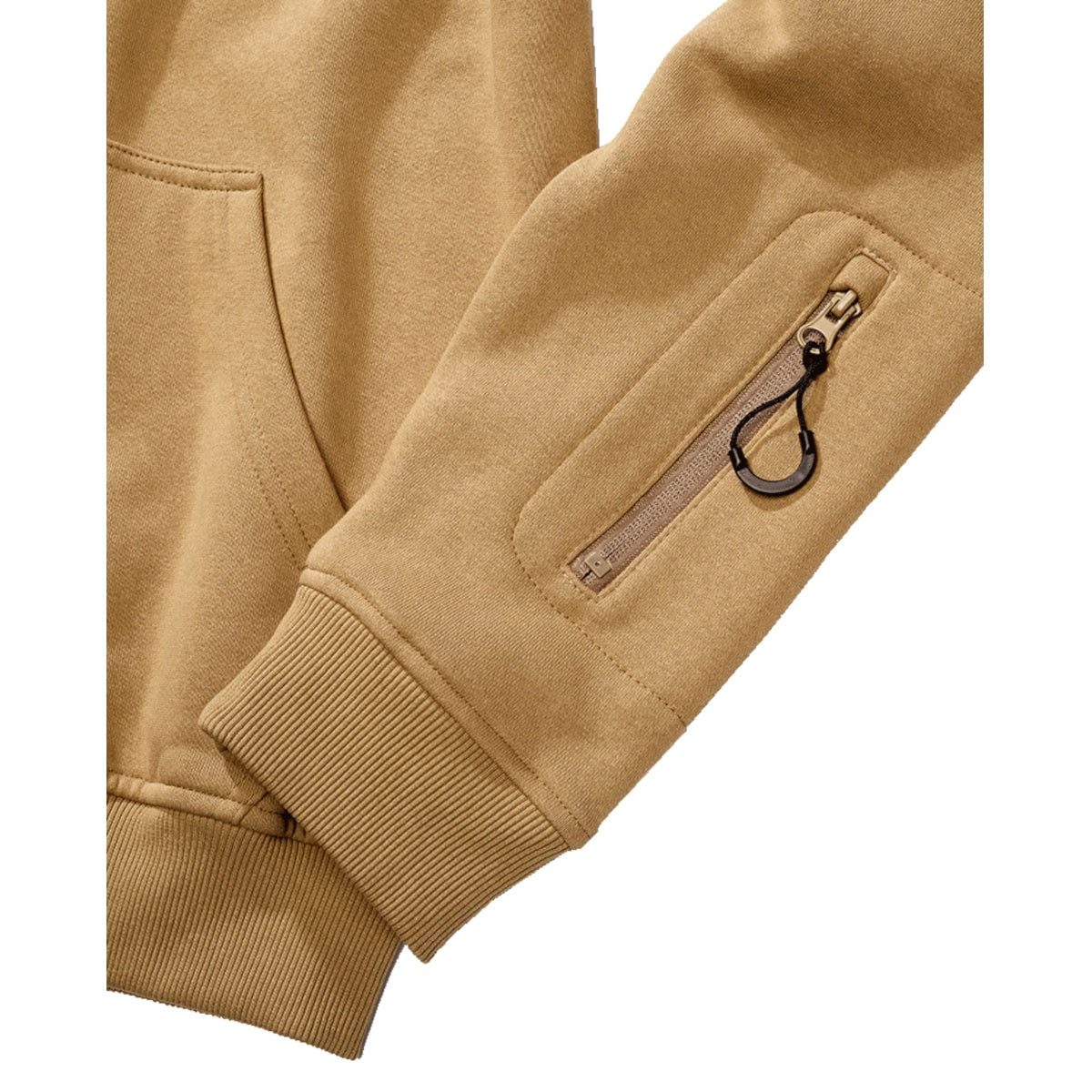 BWuM Outdoorjacke BWuM Tactical Kapuzenjacke mit Flaggen & Klett