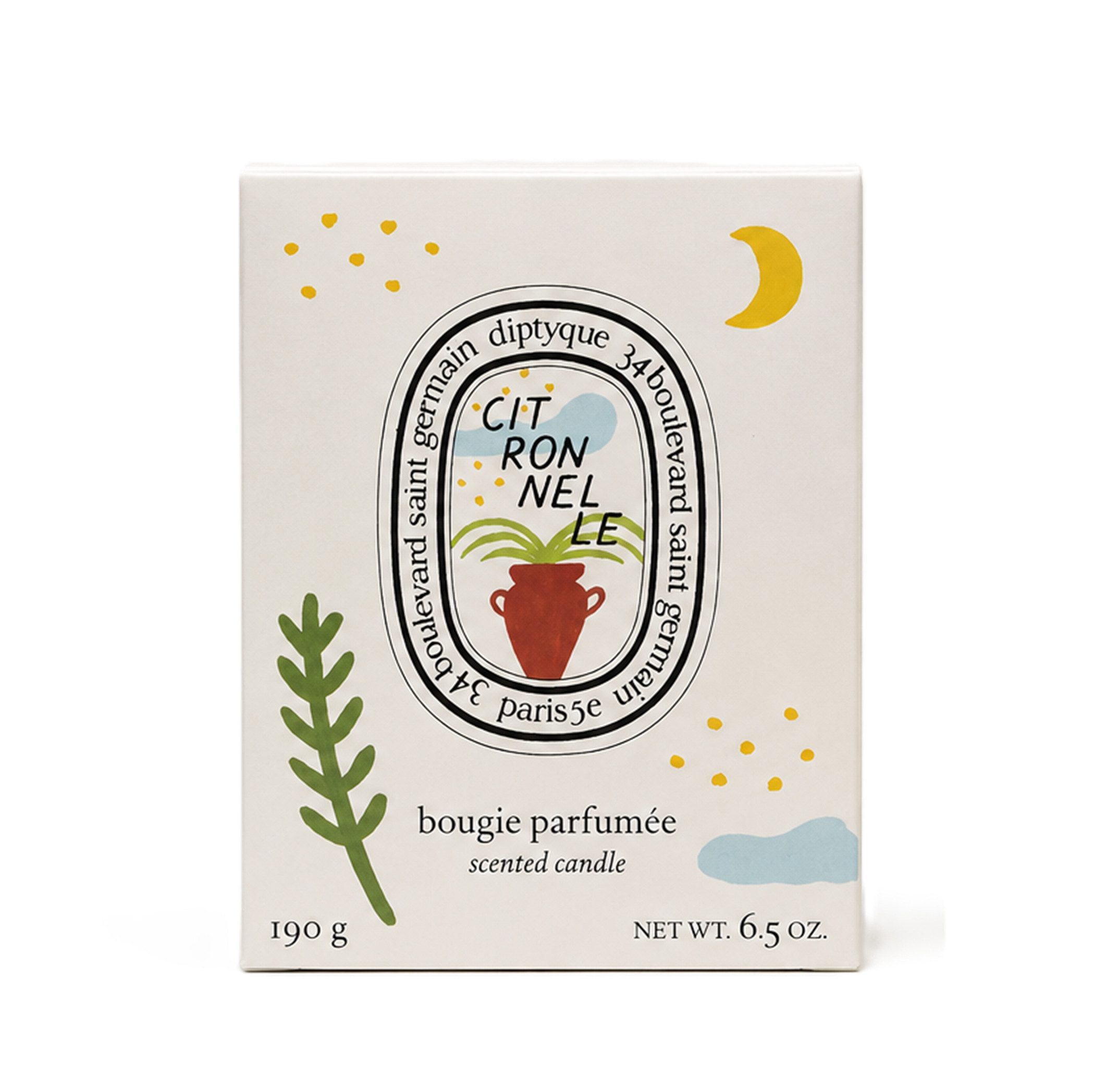 Diptyque Duftkerze Diptyque Citronnelle bougie parfumee scented Kerze 190g