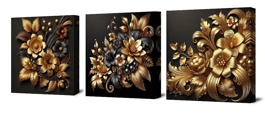 Visario Kunstdruck 3er Set auf Holzrahmen günstig online kaufen