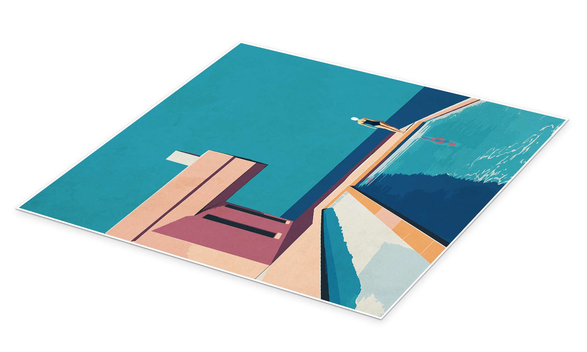 Posterlounge Wandbild Mid-Century lifestyle, Layla Oz, erhältlich als Poster, Leinwandbild, Wandsticker oder Acrylglasbild