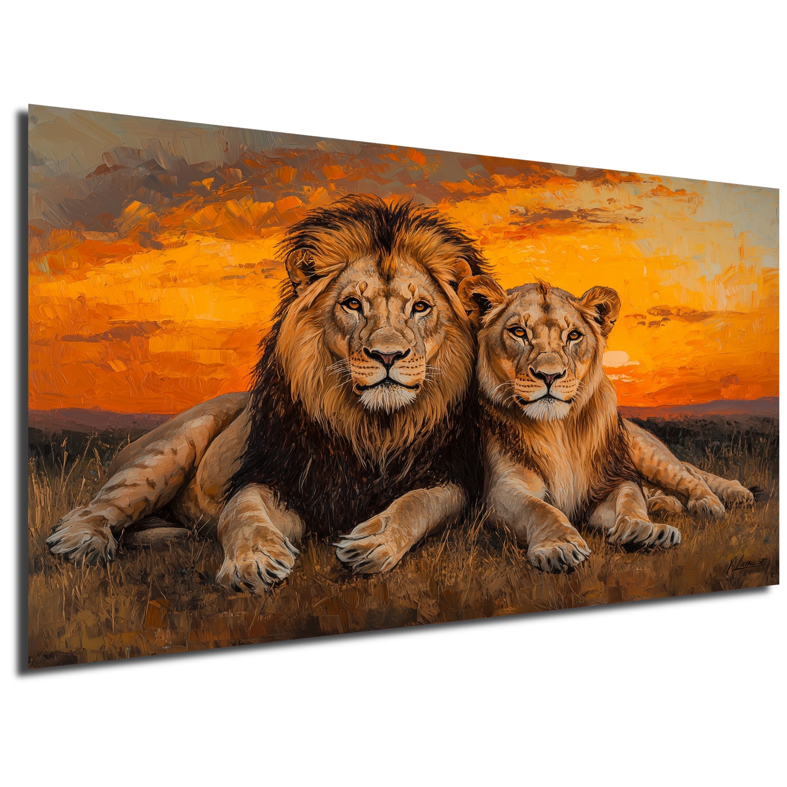 DARO Design Leinwandbild Modern Abstrakt Wandbilder XXL Wandbild Wand Deko günstig online kaufen