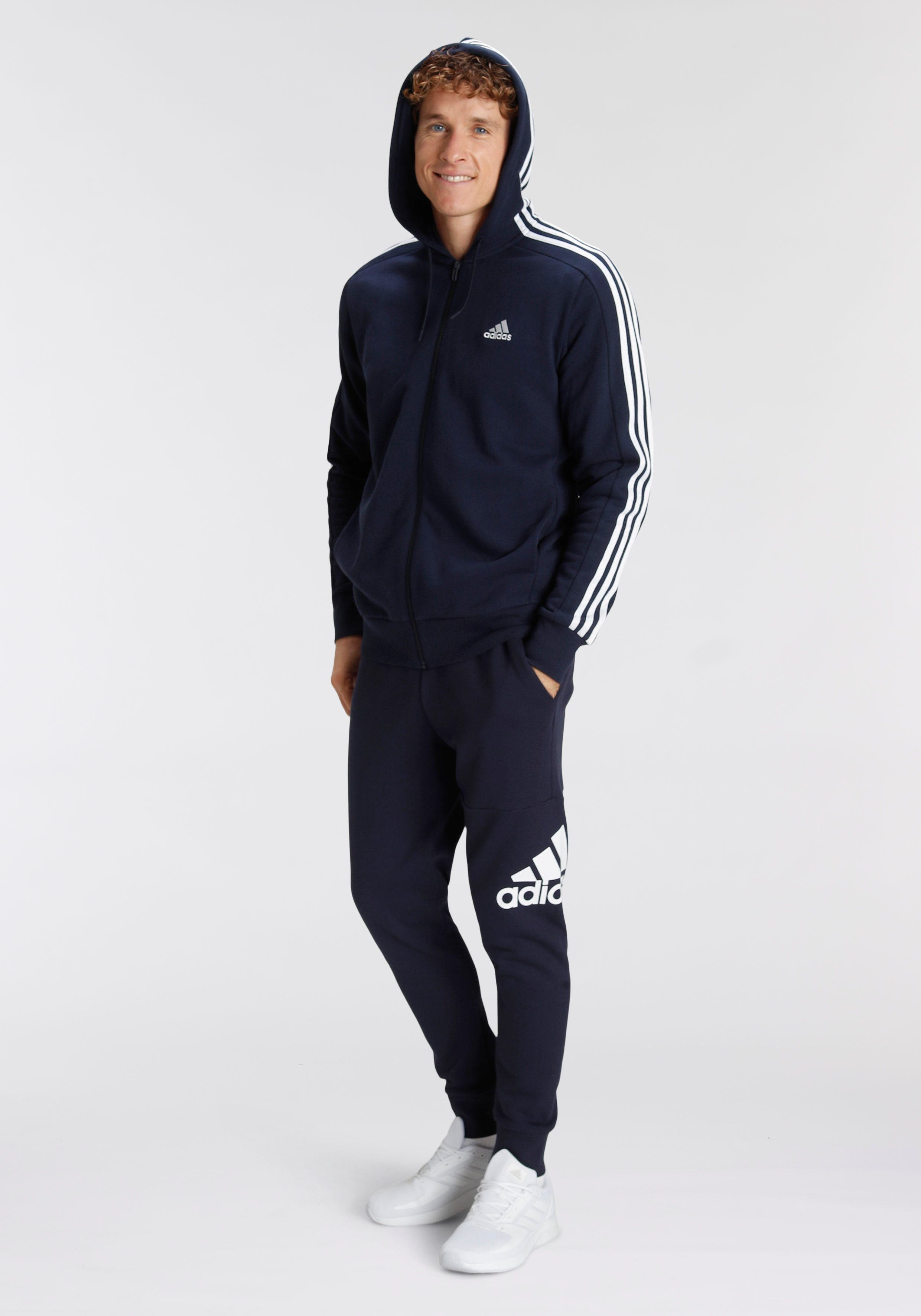 (1-tlg) Sportswear FT Ink / White Legend adidas HD 3S FZ M Kapuzensweatjacke