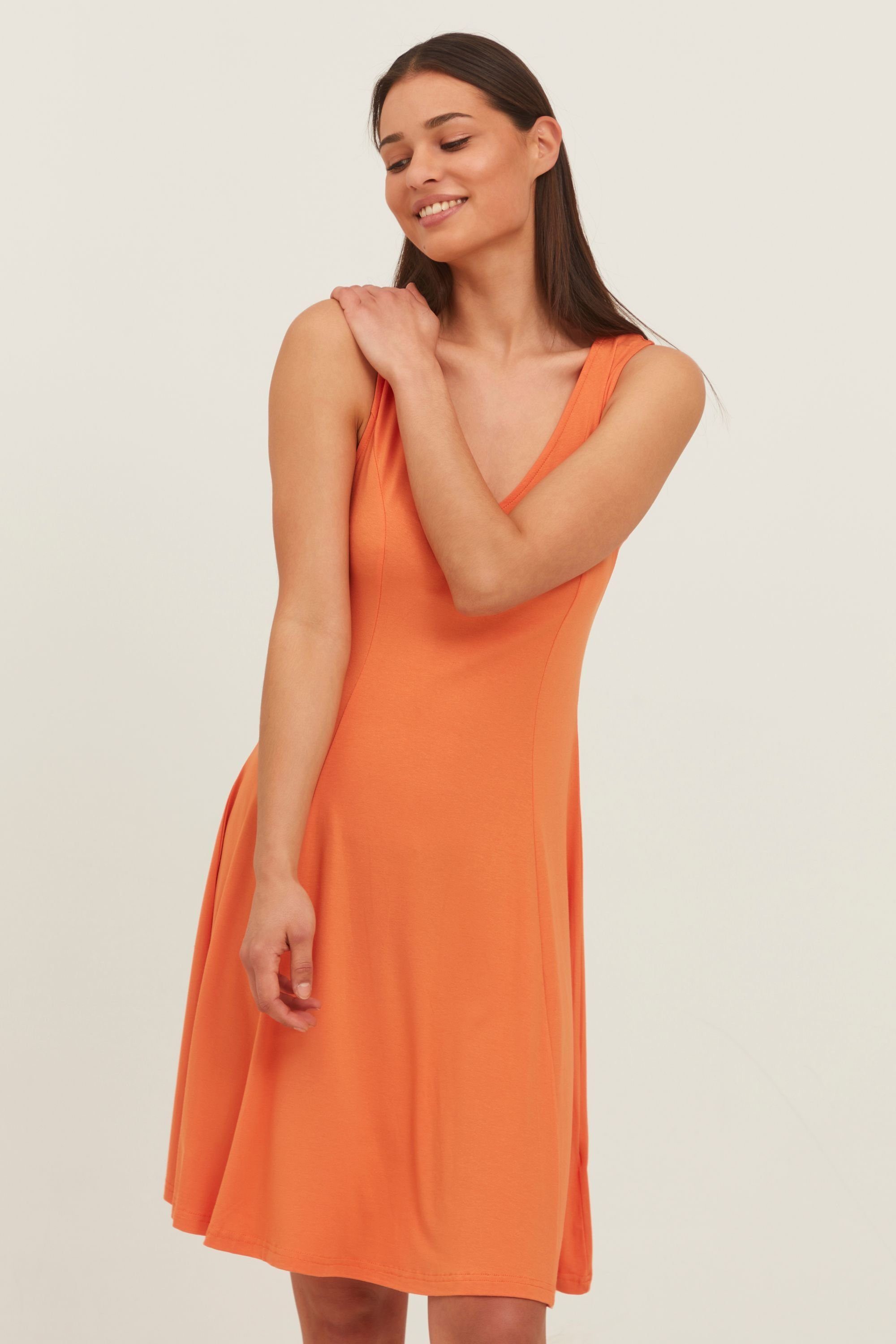 Dress FRAMDOT Orange Jerseykleid Dusty fransa 3 - 20609229 Fransa
