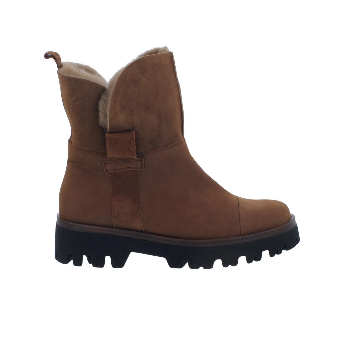 Waldläufer Waldläufer H-London Bootie, Denver Order Doubleface, Munk Cognac, Reiß Schnürstiefel