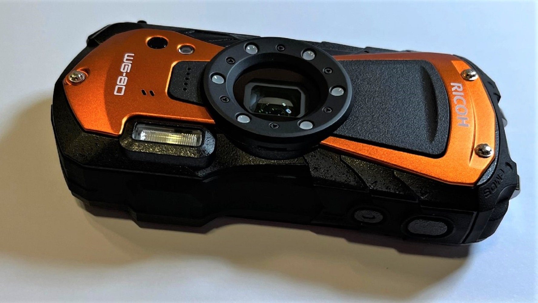 Ricoh WG-80 WG80 orange Kompaktkamera