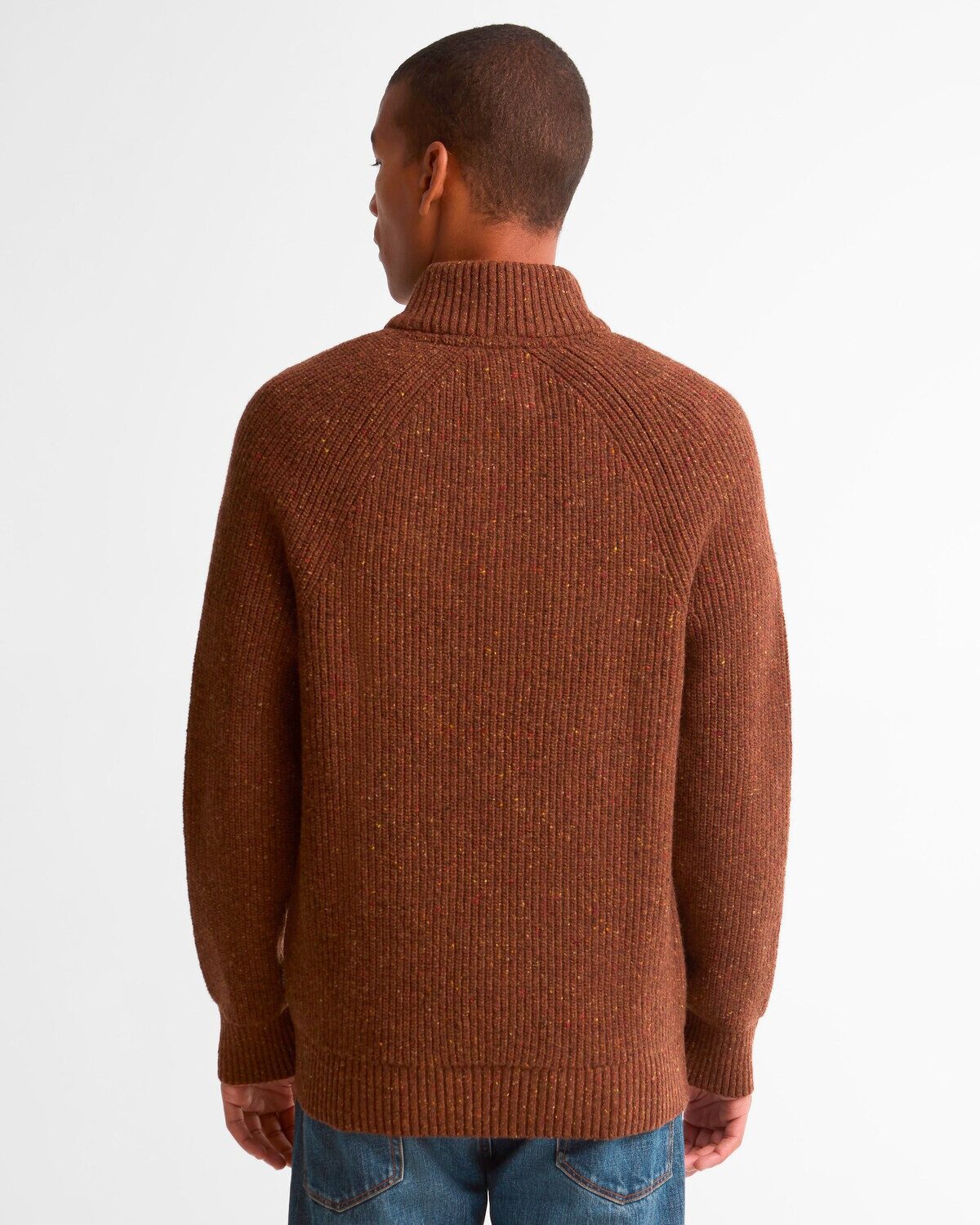 Barbour Troyer Troyer Essential Fleck Half Zip