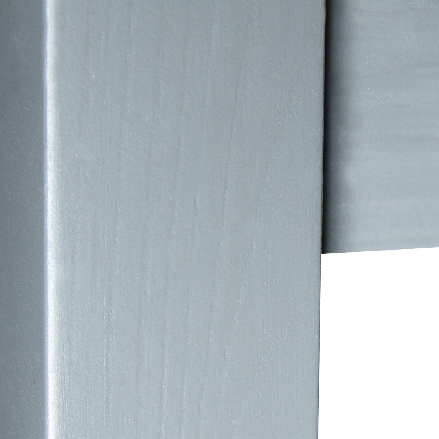 Homestyle4u Holzbett »Palettenbett 140x200 Doppelbett Bett Grau Lattenro«