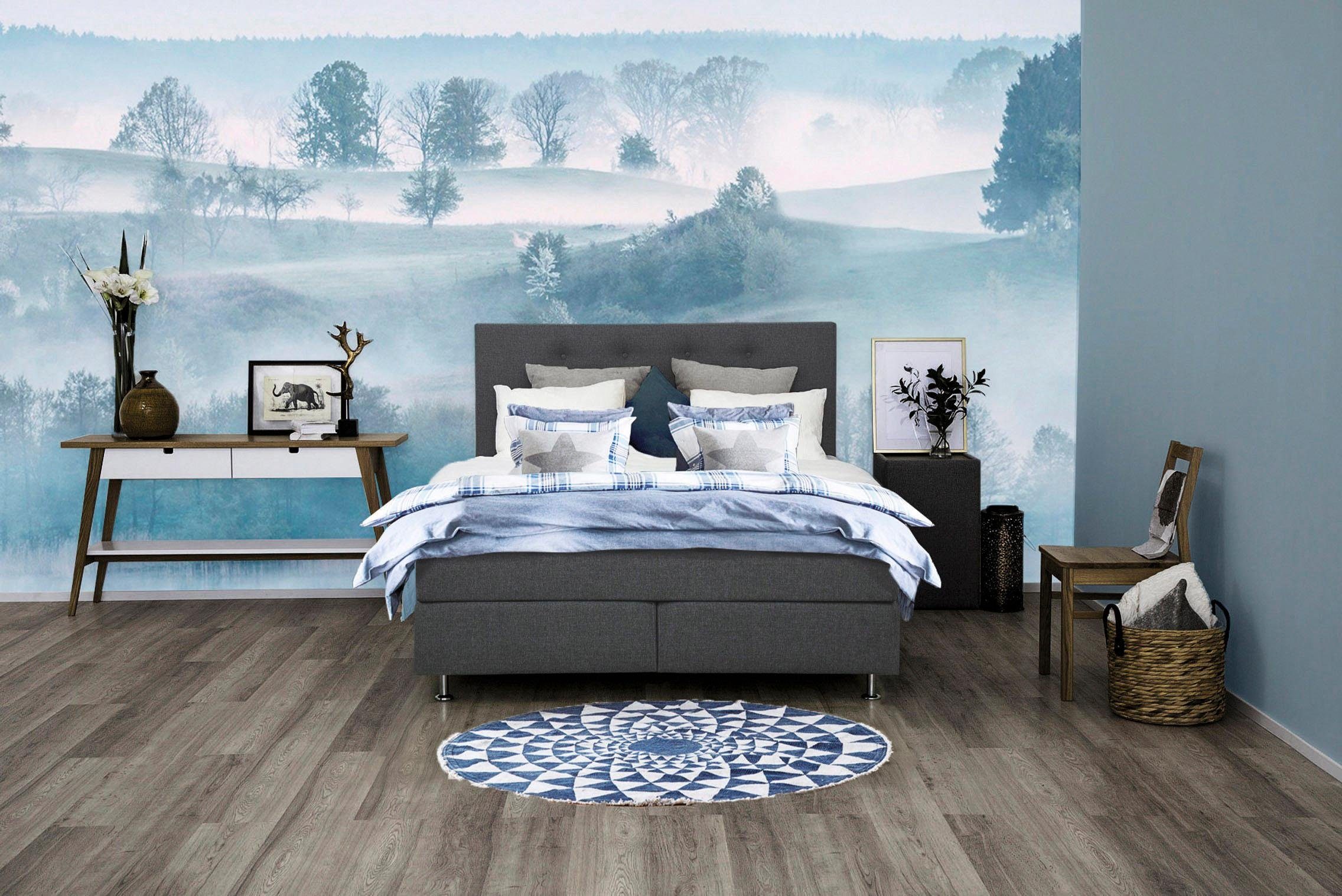 Home affaire Boxspringbett Nordica, inkl. Topper, auch in Überlänge 200/220 cm