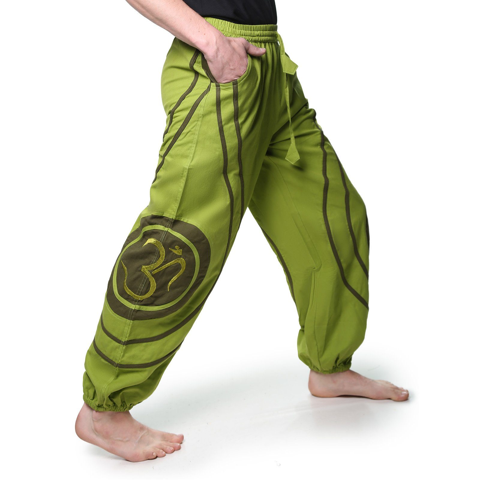 KUNST UND MAGIE Haremshose Kunst und Magie Unisex OM Pluderhose in vielen individuellen Farben