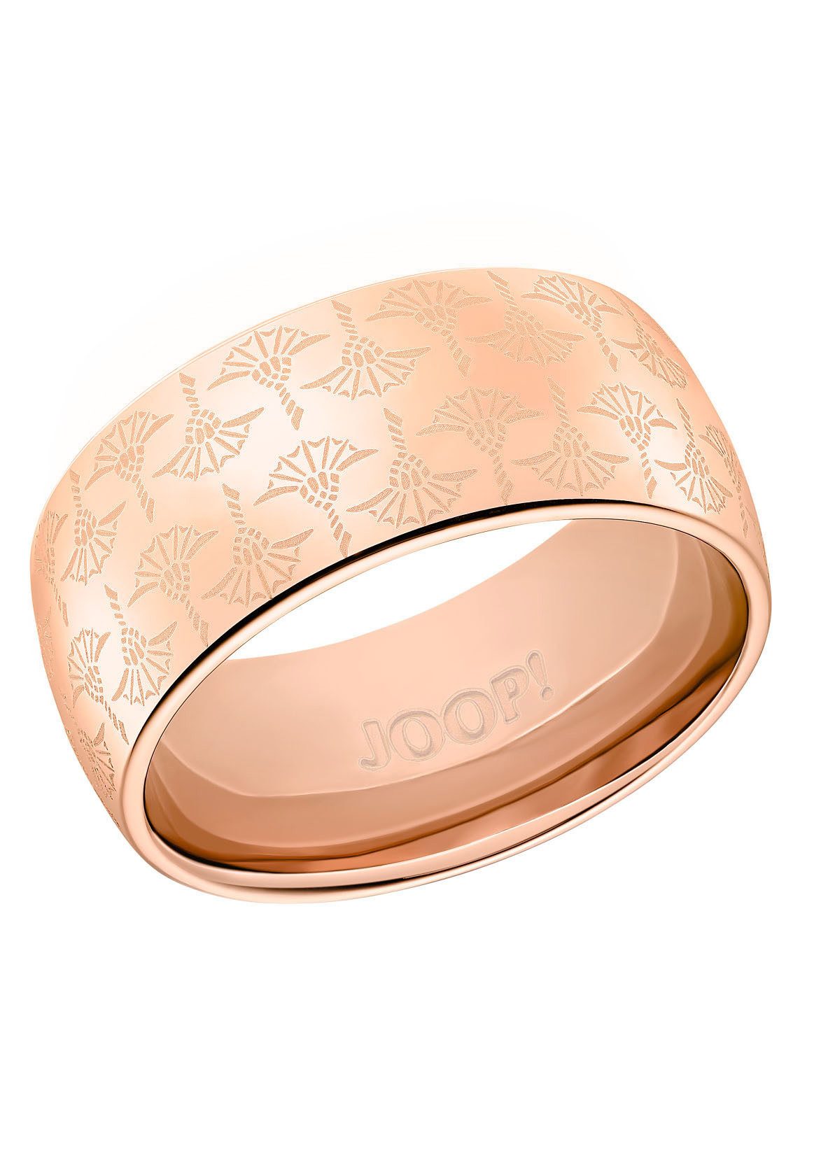 Joop! Fingerring Schmuck Geschenk Ring Kornblume, breit - Eyecatcher, mit Zirkonia (synth)