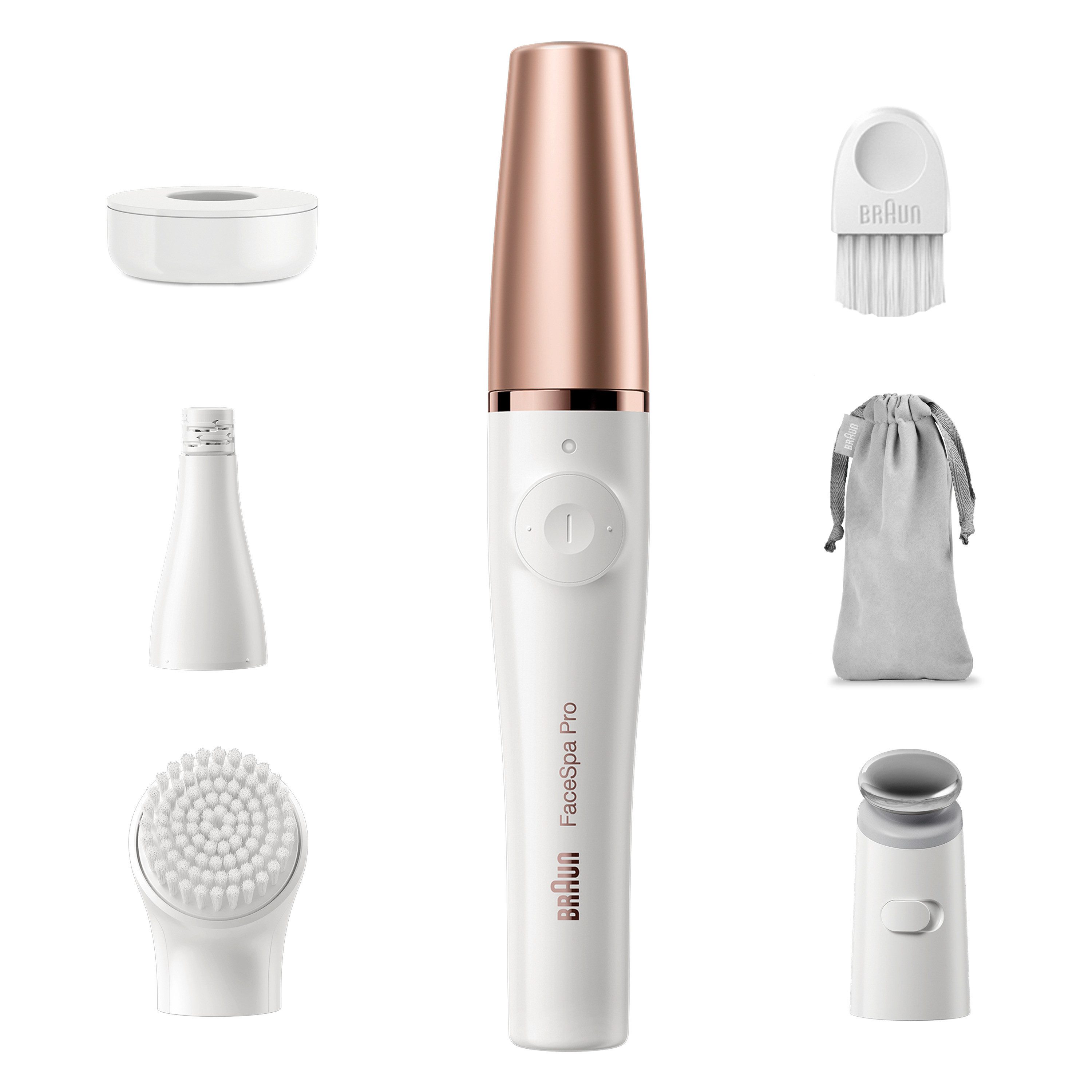 Braun Epilierer FaceSpa Pro 912, Aufsätze: 1 St., mit 3 Extras