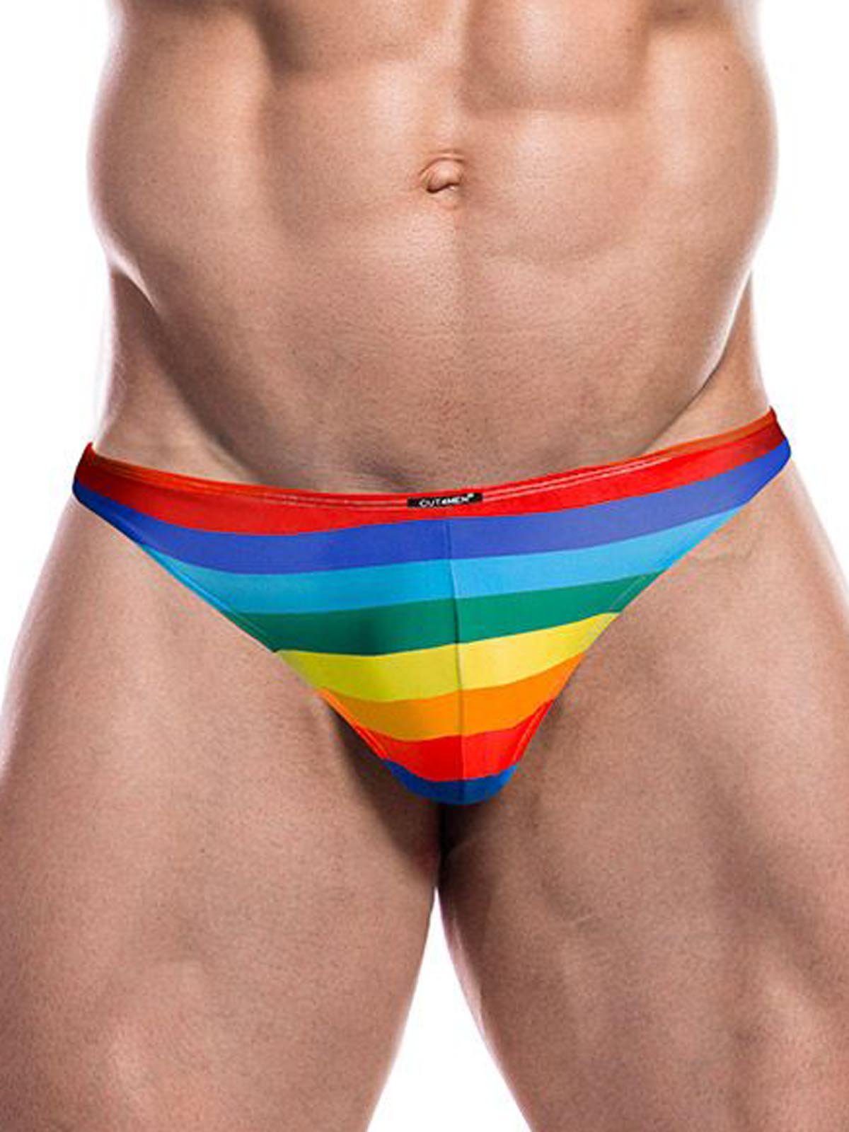 CUT4MEN String Cut4Men Thong Underwear Rainbow
