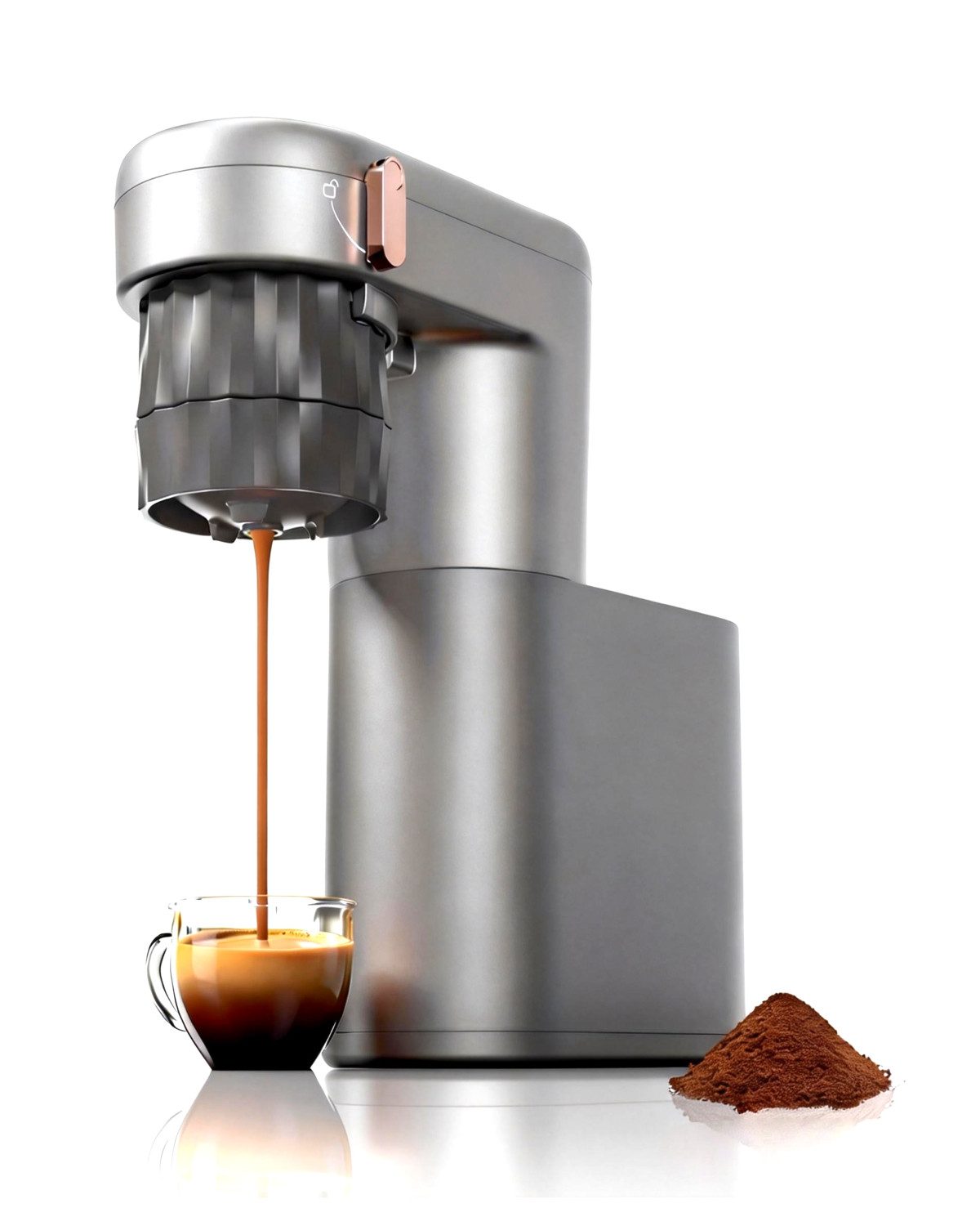 PURA COFFEE Filterkaffeemaschine C1 Kaffeemaschine mit PID-Präzisionsregelung, 20 Bar Heißaufheizung, Kalt & Heiß Brühen, Akku & Netzbetrieb, Tragbar für Zuhause, Büro, Outdoor usw.