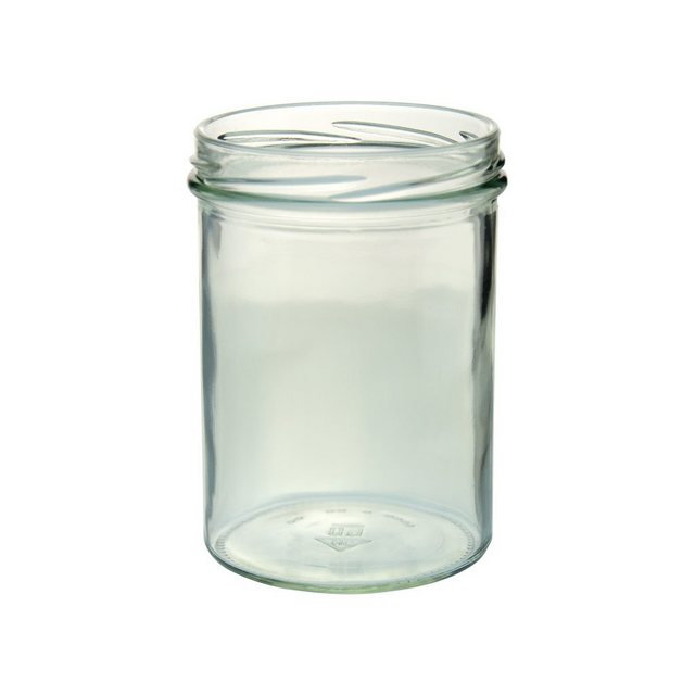 MamboCat Einmachglas 50er Set Sturzglas 435 ml Marmeladenglas Einmachglas Einweckglas To 82 Holzdekor Deckel incl. Diamant-Zucker Gelierzauber Rezeptheft