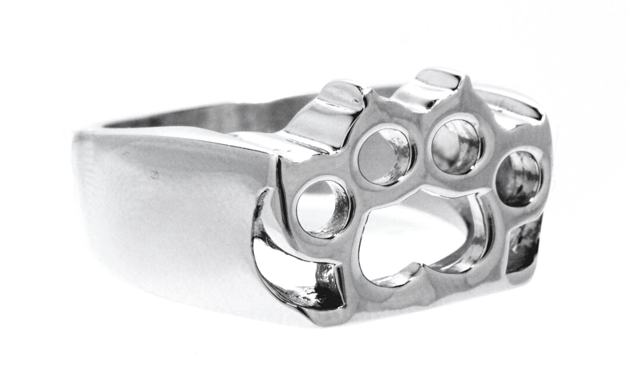 Kiss of Leather Fingerring RING SCHLAGRING GR. 56-72 - EDELSTAHL