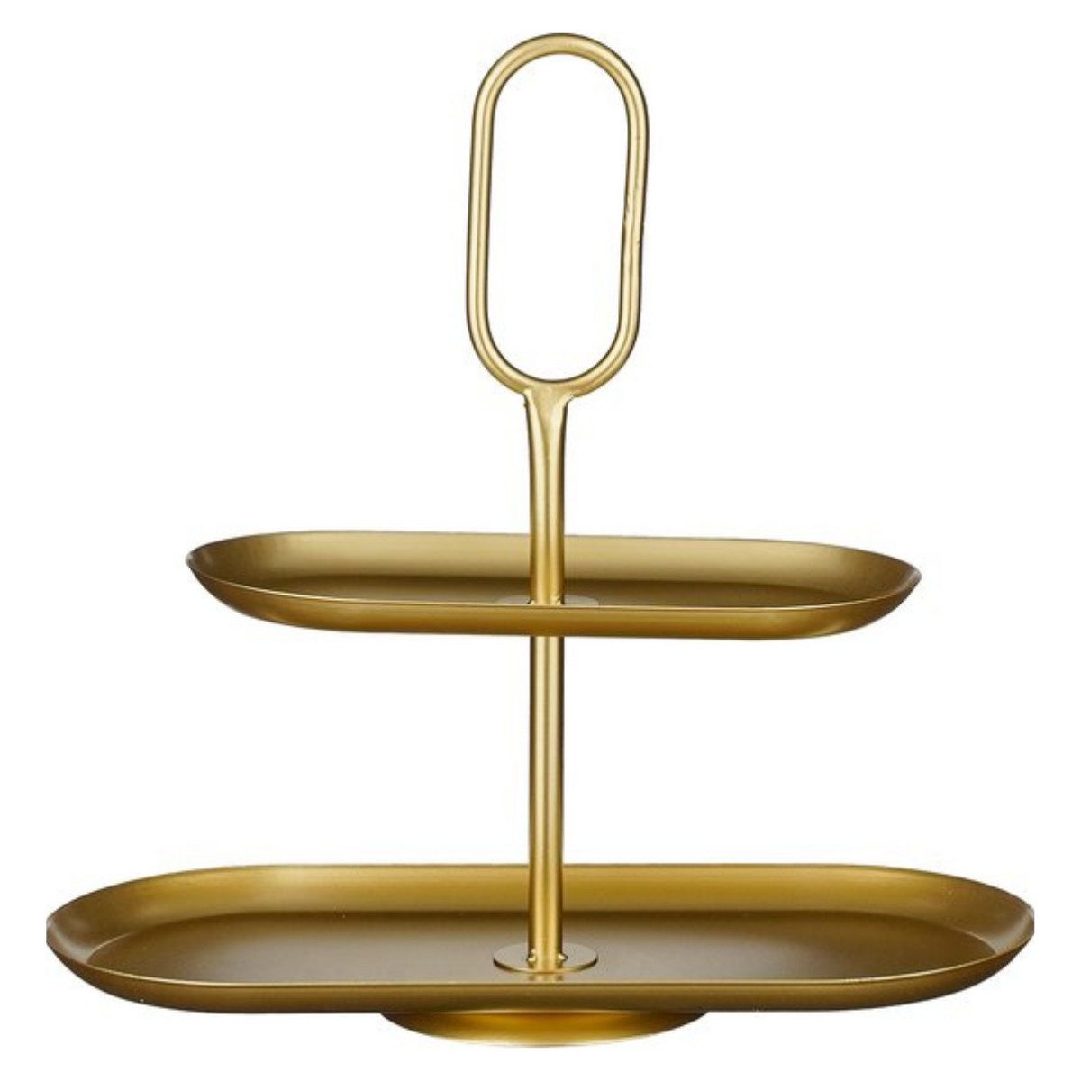 Mica Decorations Etagere Mica Decorations Rama Etagere 2 Etagen 38x17x37cm Gold, Eisen
