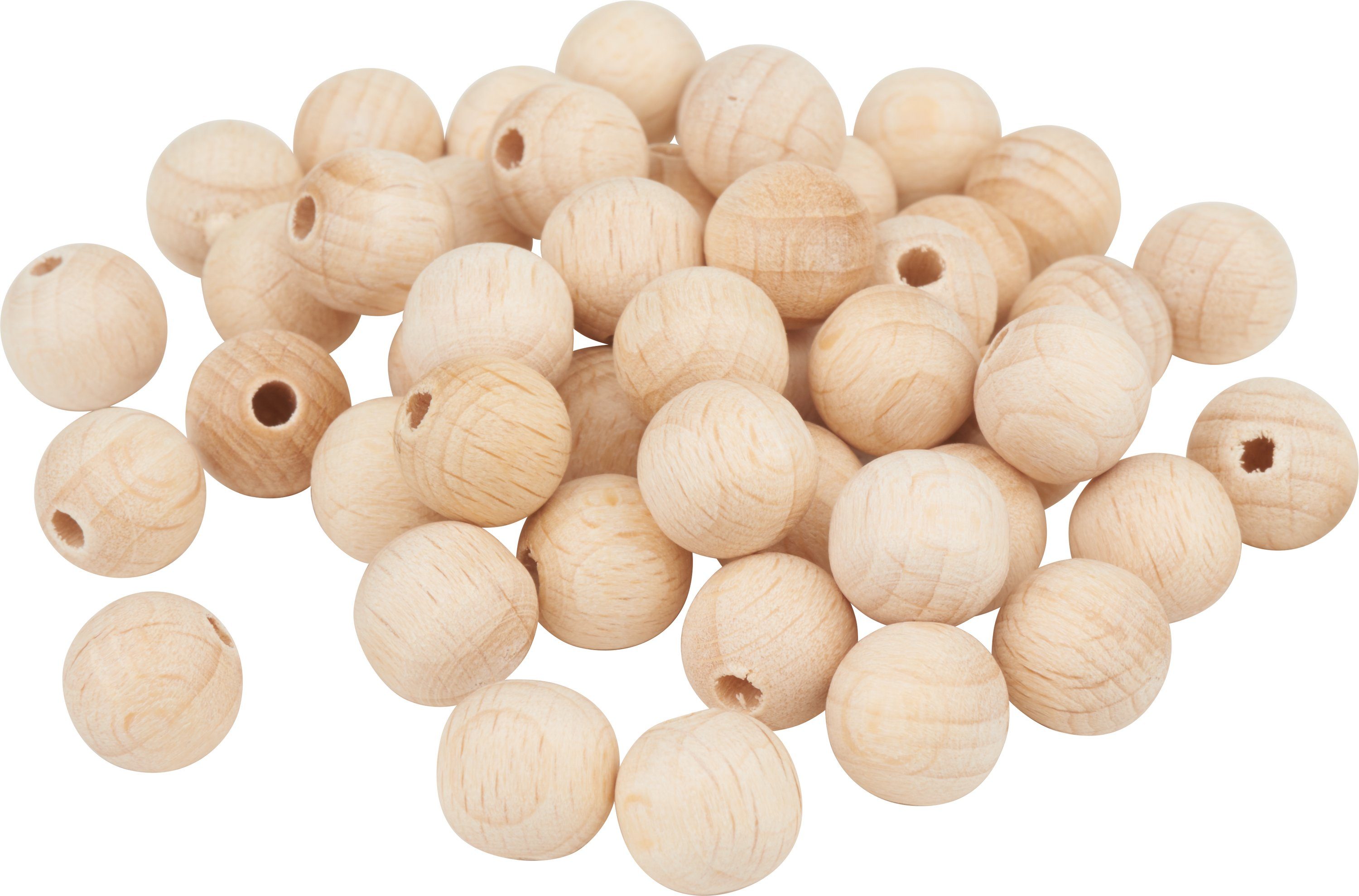 VBS Ремесленные бусы Holzkugeln, (50-tlg), halbgebohrt, Ø 10 mm