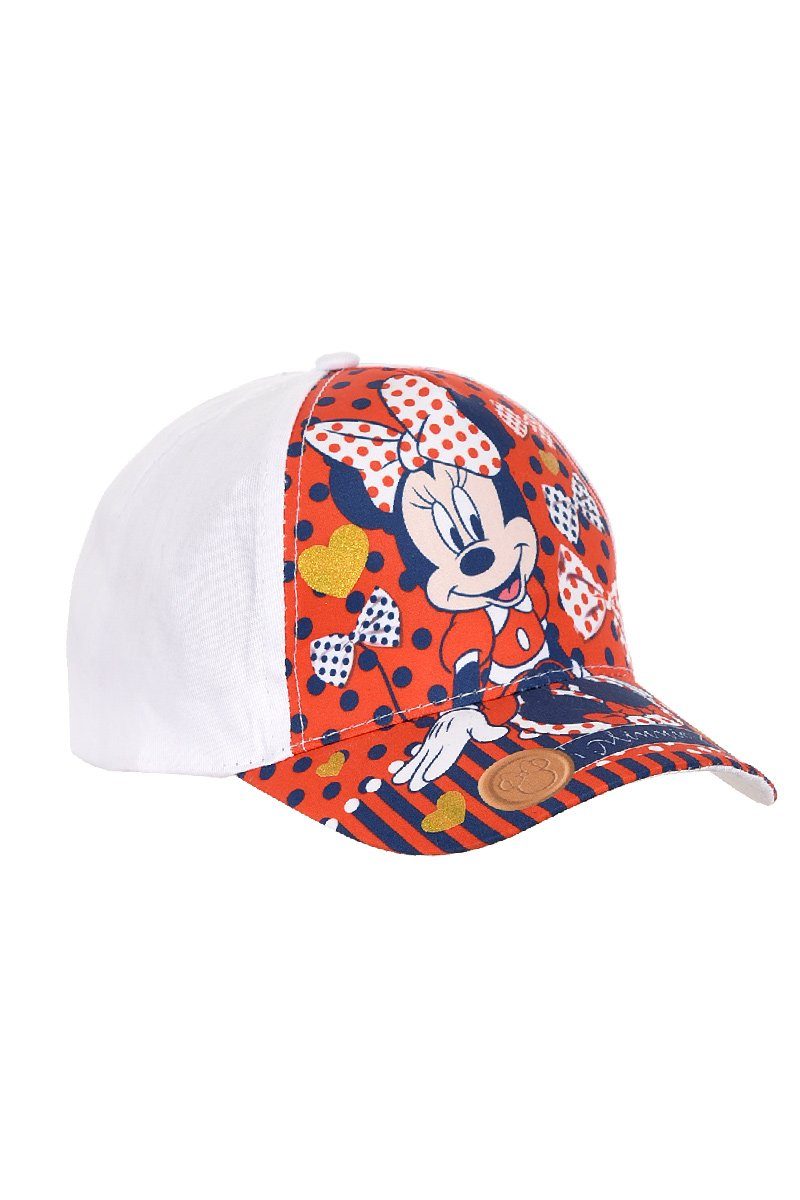 Disney oder Rot Baseball Minnie Gr. Mouse 54 Basecap Mädchen 52 Cap
