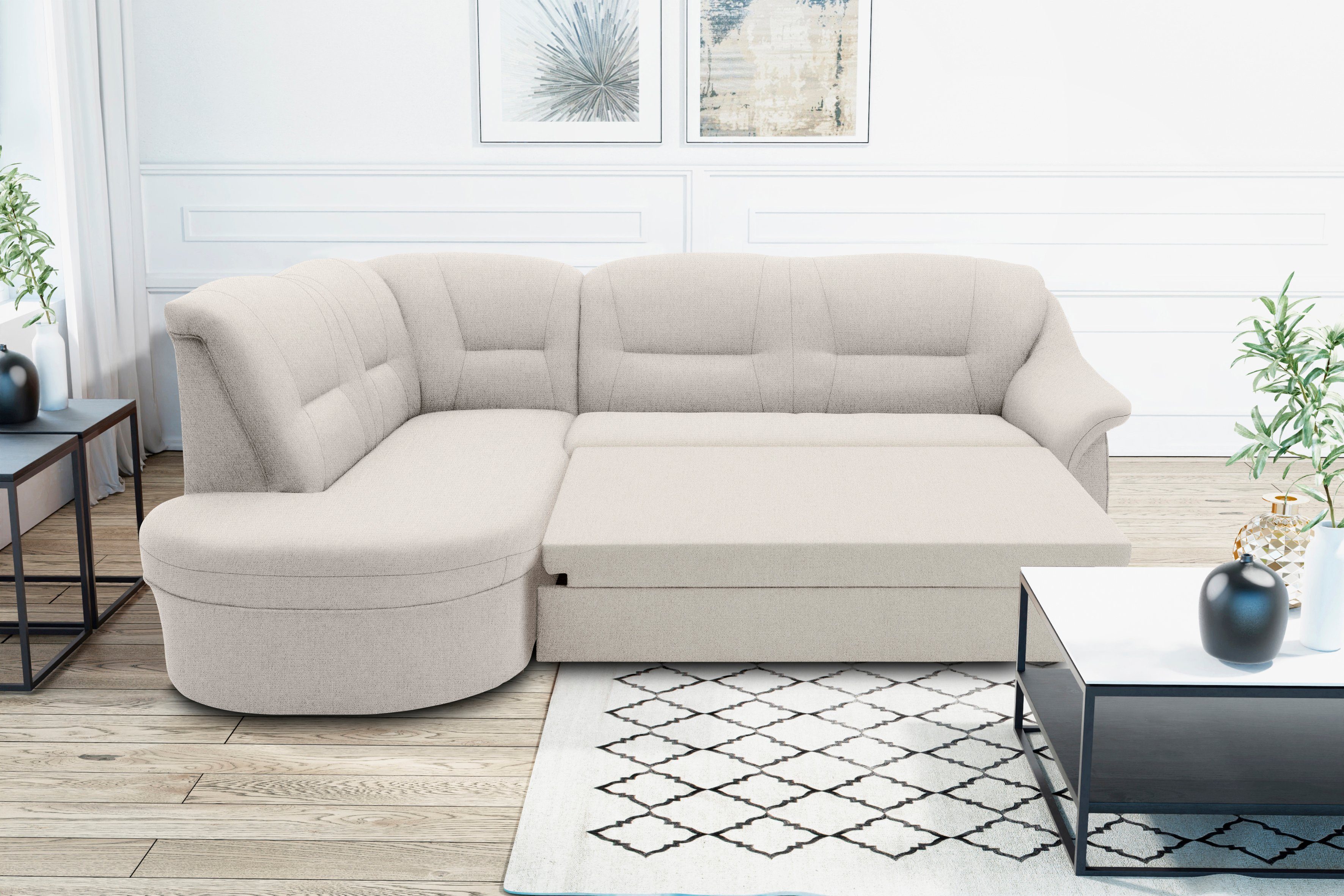 DOMO collection Ecksofa Faenza für kleine günstig online kaufen