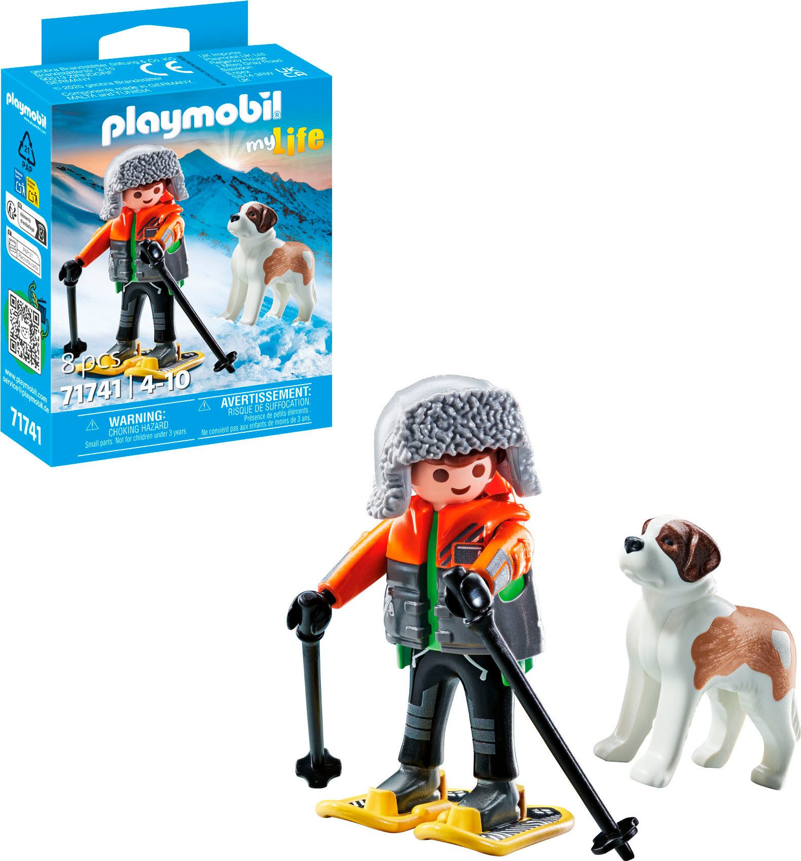 Playmobil® Wanderer mit Bernhardiner (71741), Playmobil My Life Konstruktio günstig online kaufen