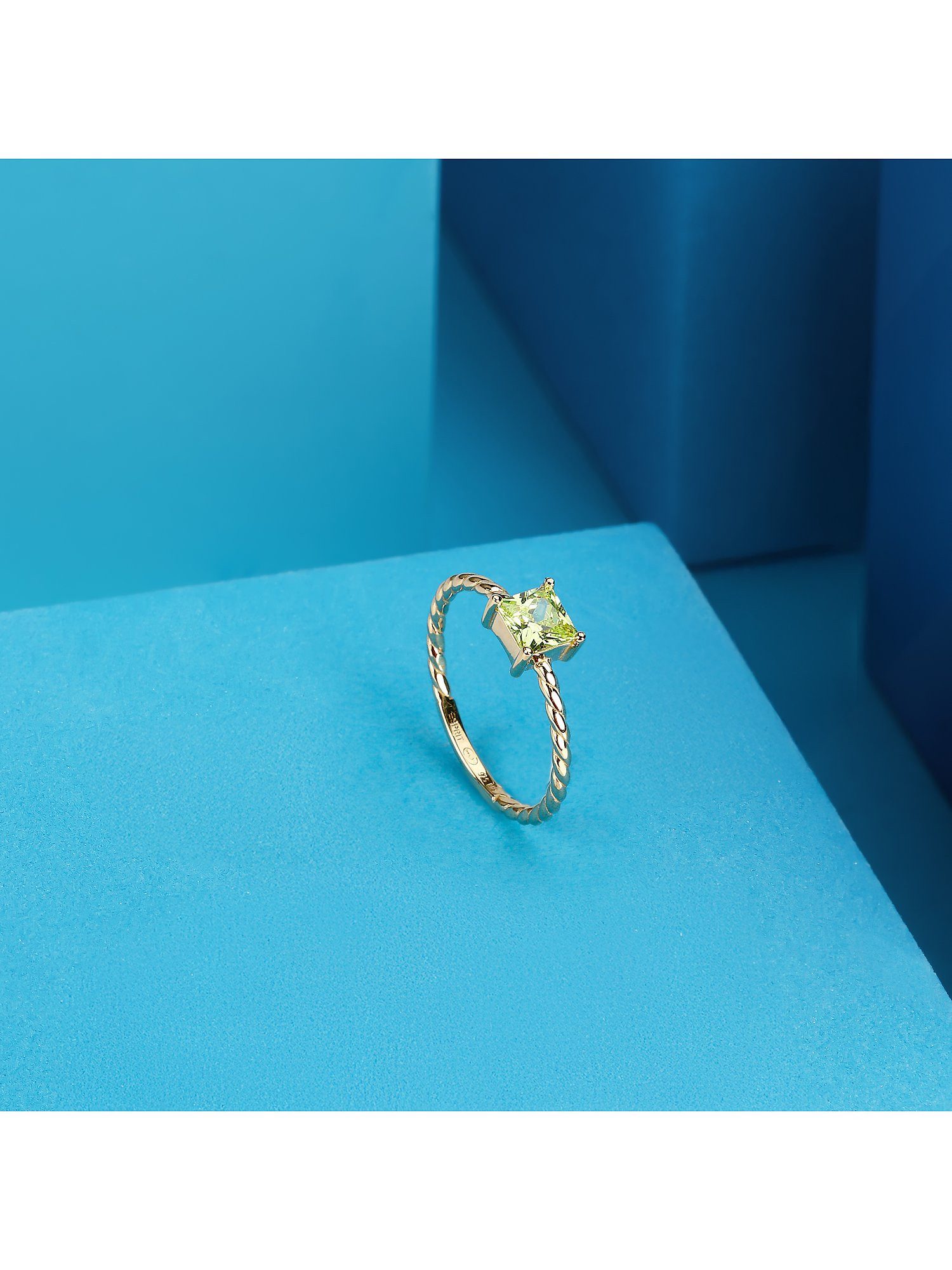 Esprit Silberring, Zirkon, synthetisch g... Esprit Silberring, Zirkon, synthetisch g...