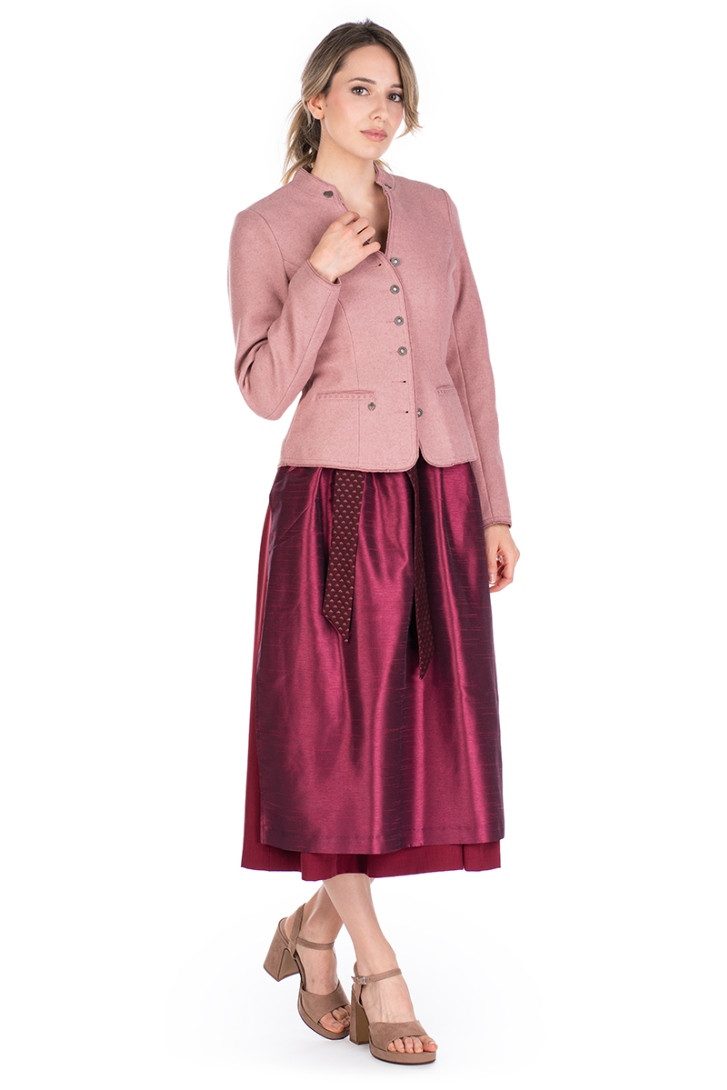 Spieth & Wensky Trachtenjacke Walkjacke Damen - HALFING - rose