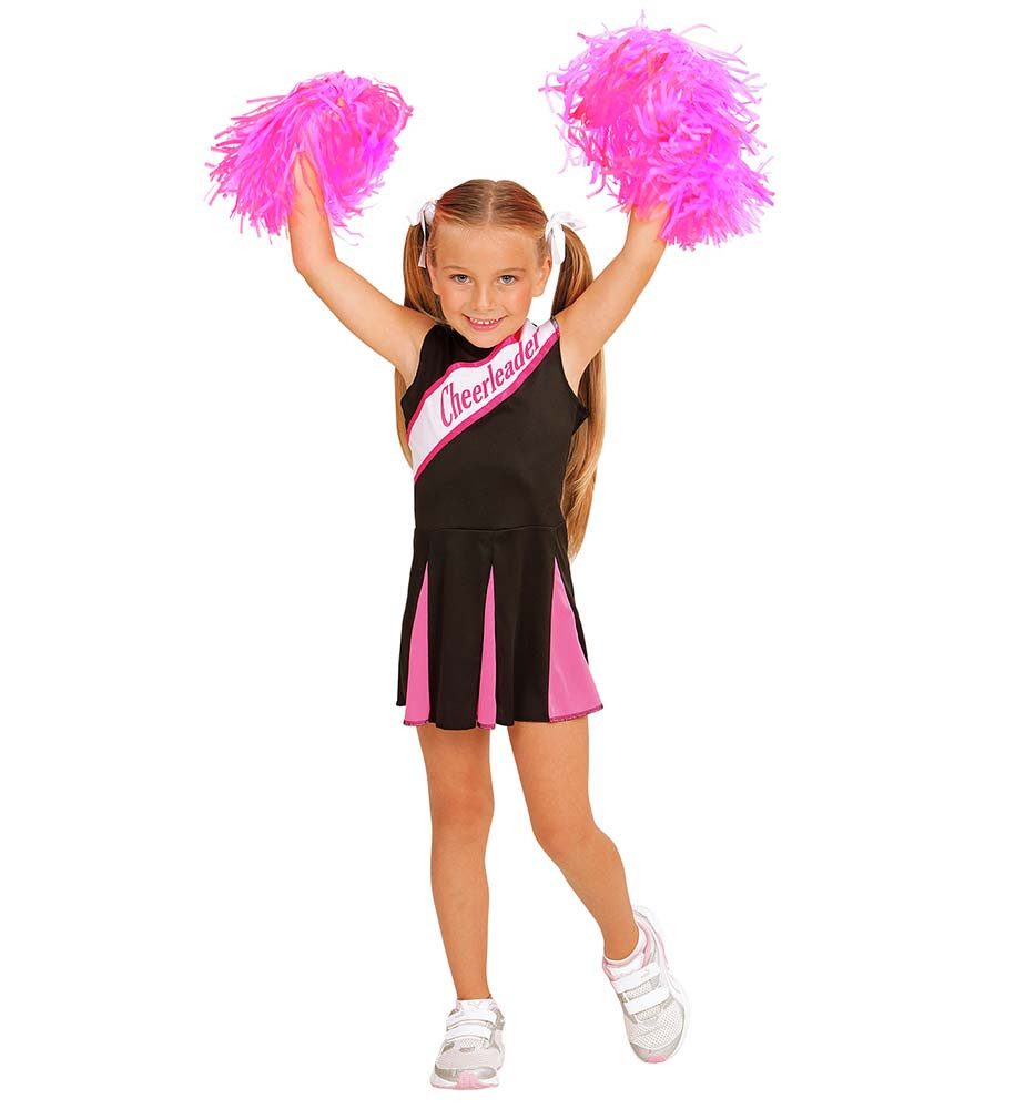 Widmann S.r.l. Kostüm Kinderkostüm Cheerleader schwarz