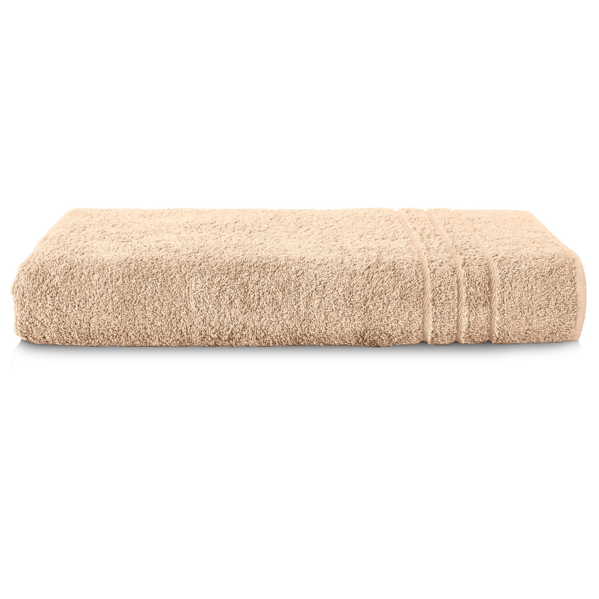 Komfortec Saunatuch Frotte aus 100% Baumwolle, Frottee (Packung, 1-St), 100x200 Extra Große Saunahandtuch XXL, Weich, Schnelltrocknend