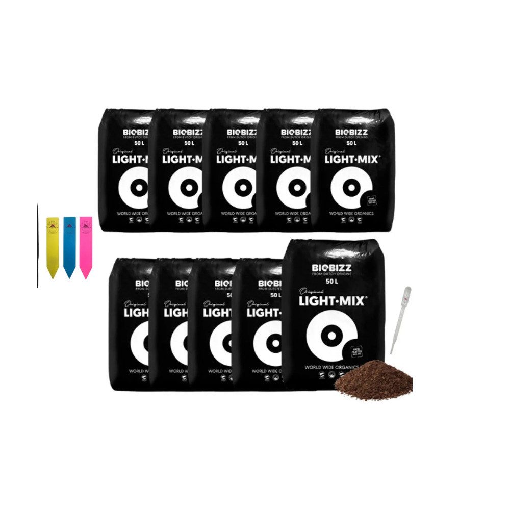 Biobizz Blumenerde Biobizz Light Mix, (10-St)