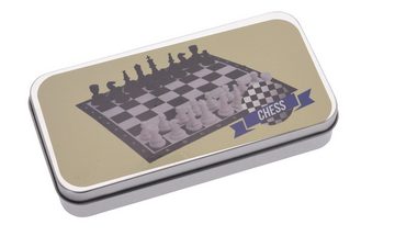 Koopman Spielesammlung, Silber, 3 Spiele, Backgammon, Schach, Dame