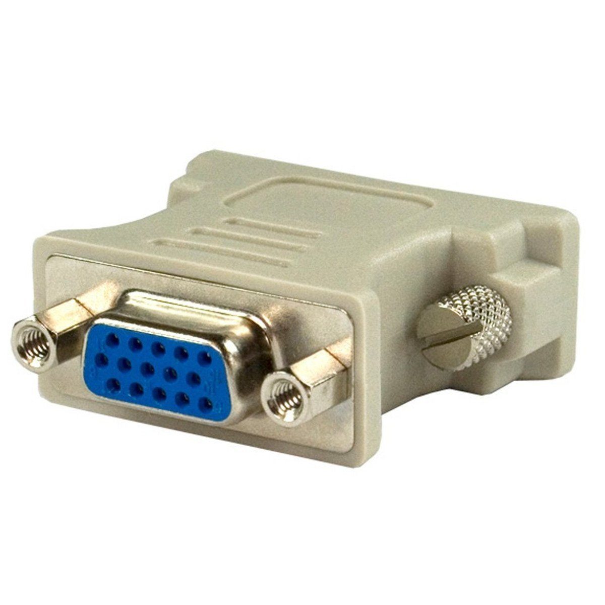 adaptare adaptare Analoger Monitoradapter DVI-D-Stecker VGA-Kupplung (24+1-poli Video-Adapter
