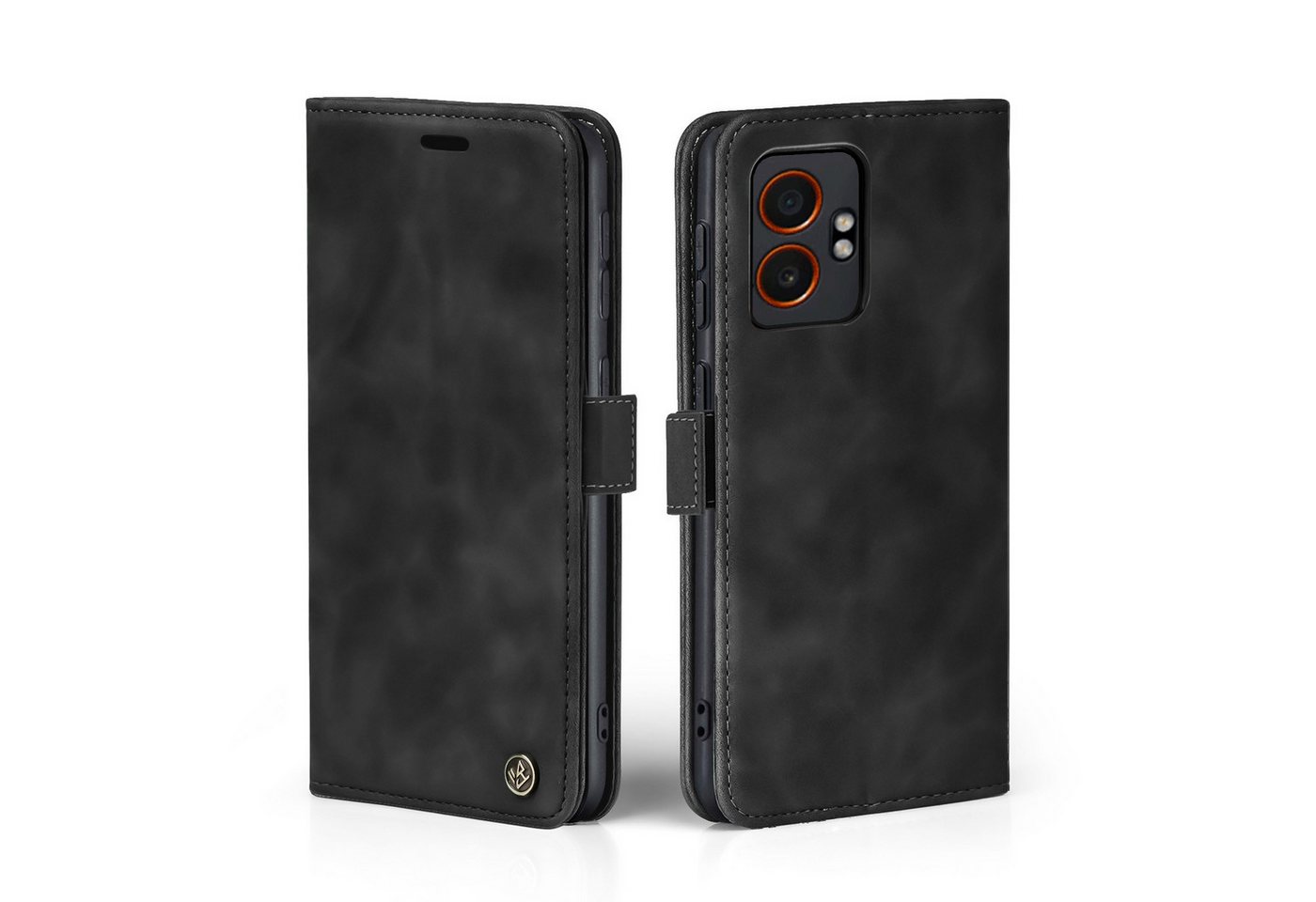 Tec-Expert Handyhülle Tasche Hülle für Samsung Galaxy Xcover7 Pro 6.6 Zoll, 6.6", Cover Klapphülle Case mit Kartenfach Fliphülle aufstellbar