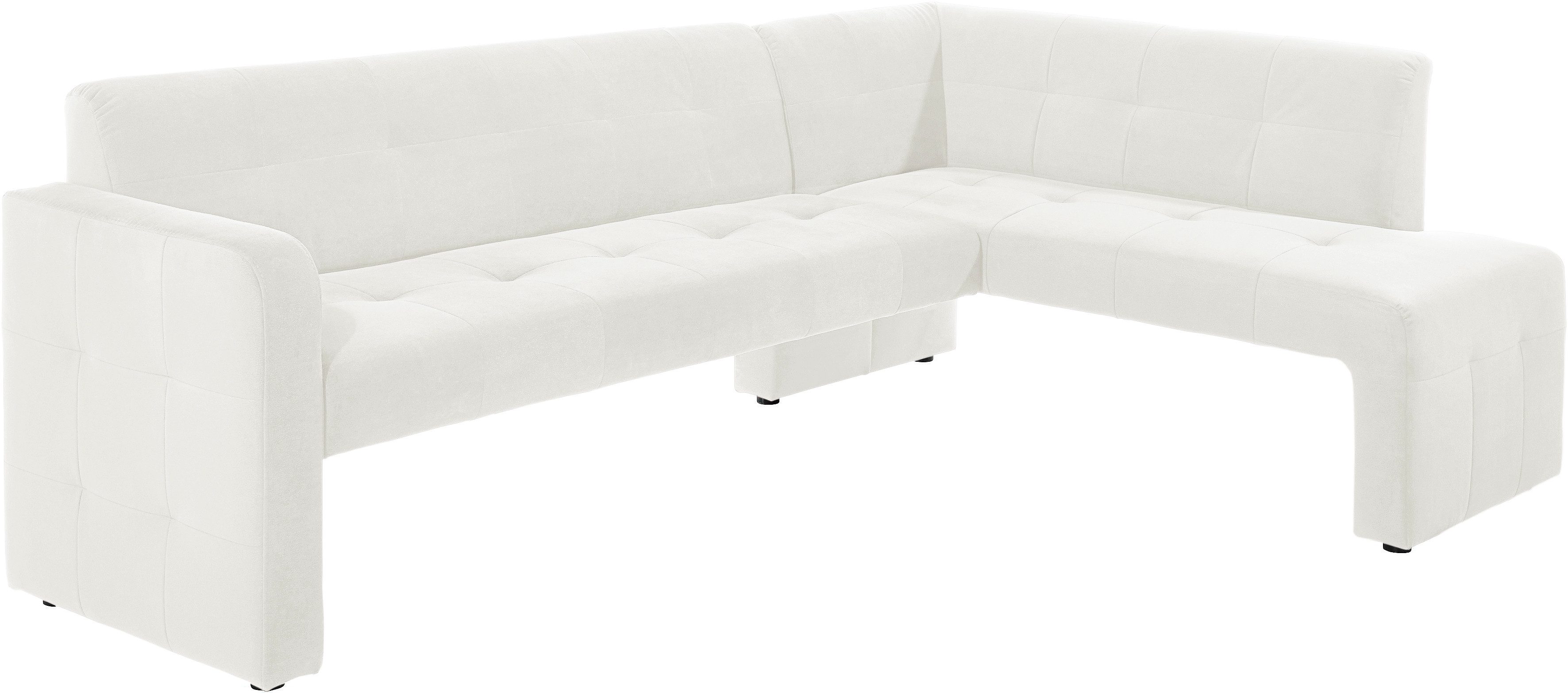 exxpo - sofa fashion Essbank Barista, bequem und elegant, hohe Bodenfreiheit, Eckbank Barista bequem und elegant, hochwertige Detailverarbeitung