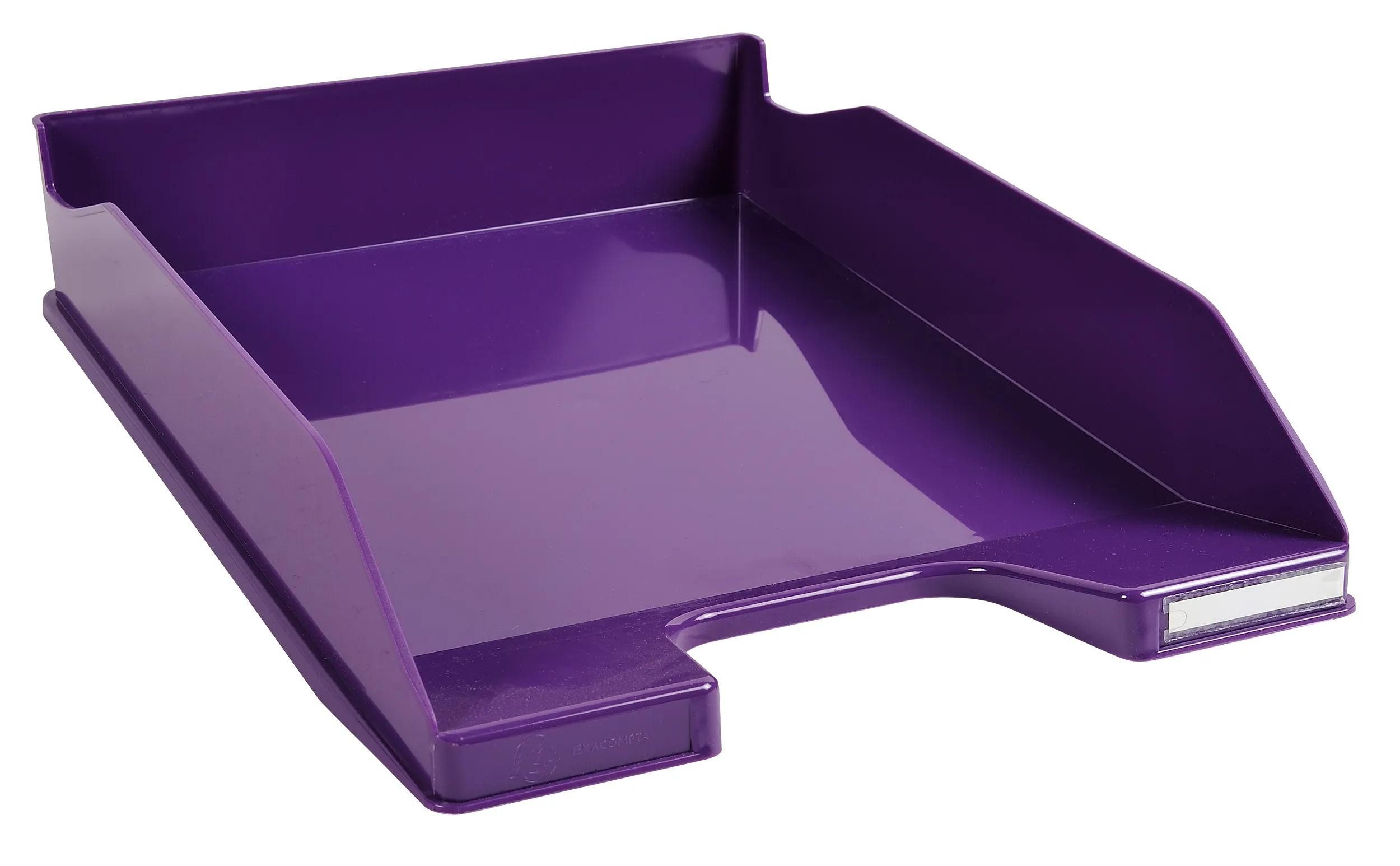 Thumbnail - EXACOMPTA Briefablage 6x Briefablage COMBO MIDI, Kollektion Iderama, Violett Glossy, 113220D, Briefkörbe