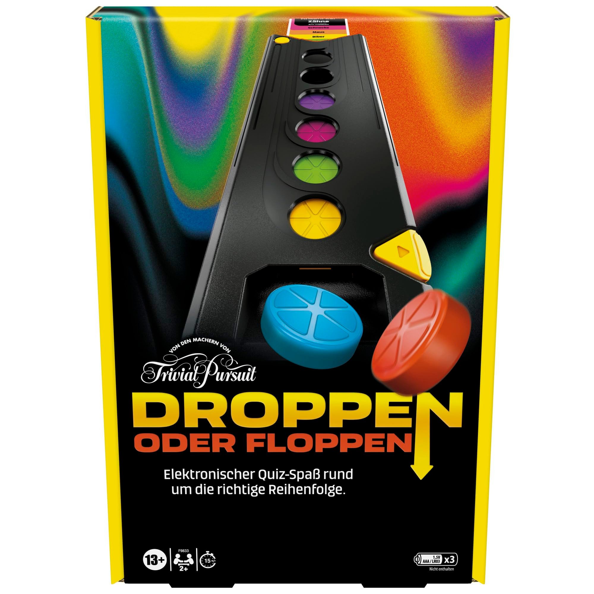 Hasbro Spiel Trivial Pursuit – Droppen oder Floppen, Trivial Pursuit – Droppen oder Floppen