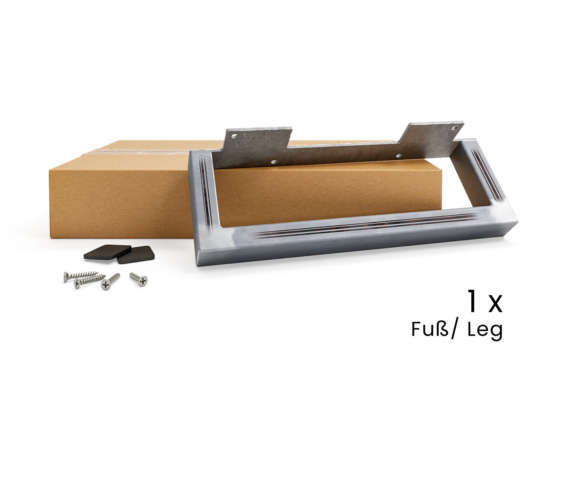 HEVVA Möbelfuß Möbelfüße GRAZ - 7 Größen von 20-50 cm - Kommodenbeine, Schrankfüße, (Set-Option: Sie können entweder 1 Stück oder ein Set von 2 Stück kaufen) – Bild 2 von 5