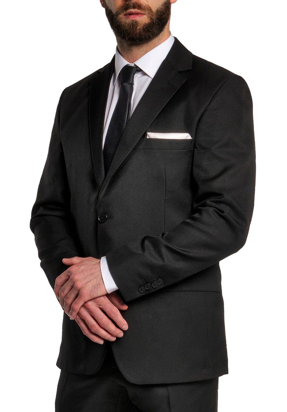 Hirschthal Anzugsakko Herren 2-Knopf Sakko Regular-Fit eleganter Look