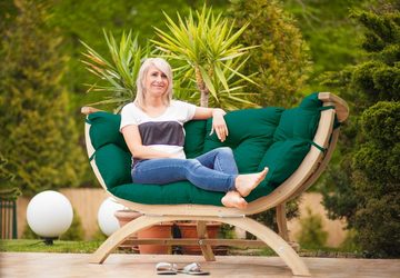 Amazonas Loungesofa Siena Due Verde: Stilvolles Gartenmöbelset für Zwei Personen