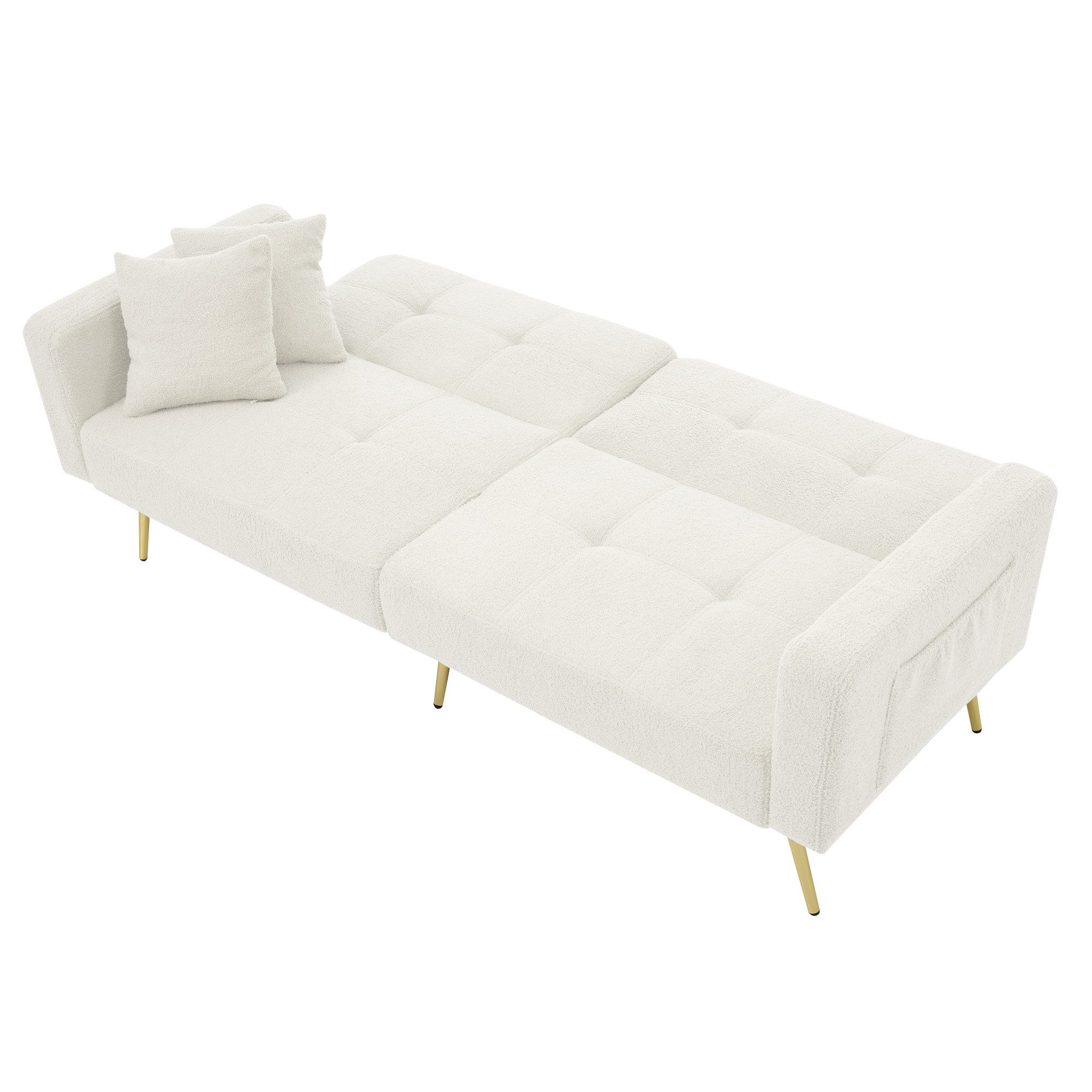 Merax Schlafsofa, mit Bettfunktion, Bettsofa, Klappsofa, günstig online kaufen