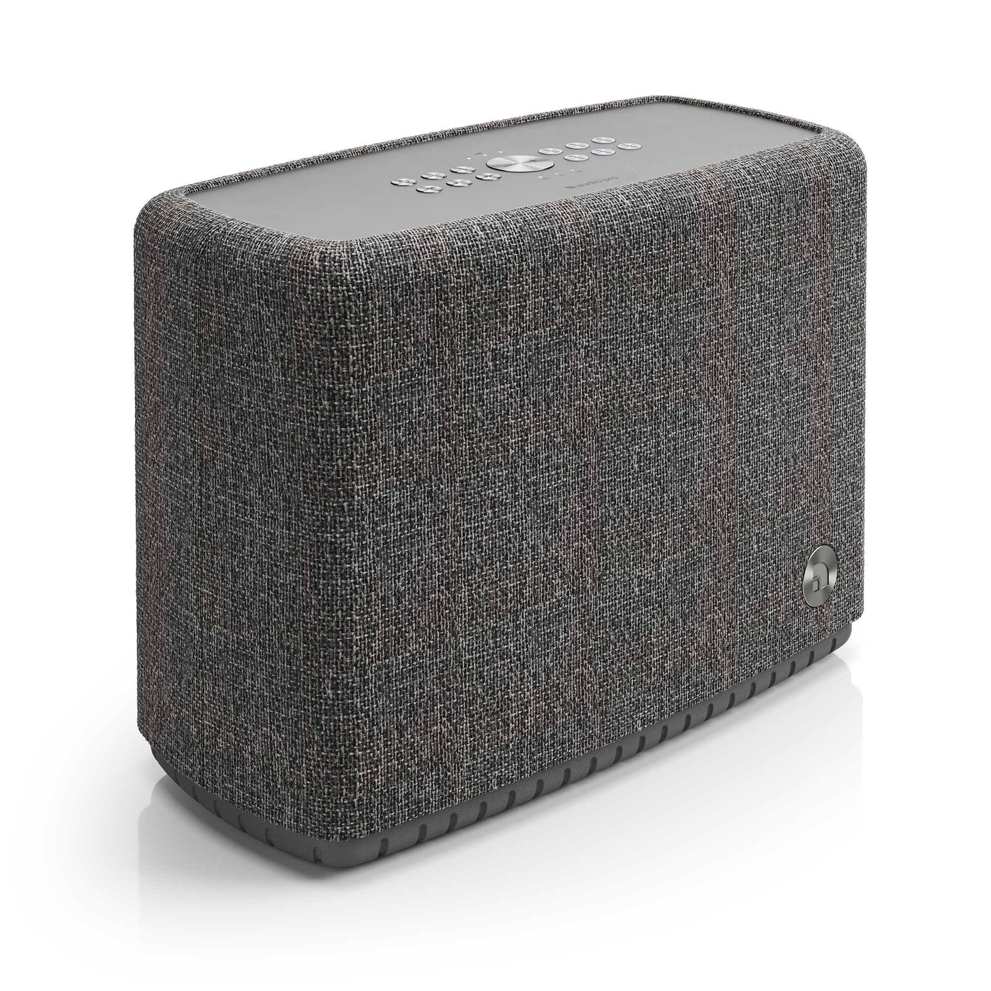Audio Pro A15 Multiroom-Lautsprecher hellgrau spritzwasserfester Multiroom-Lautsprecher