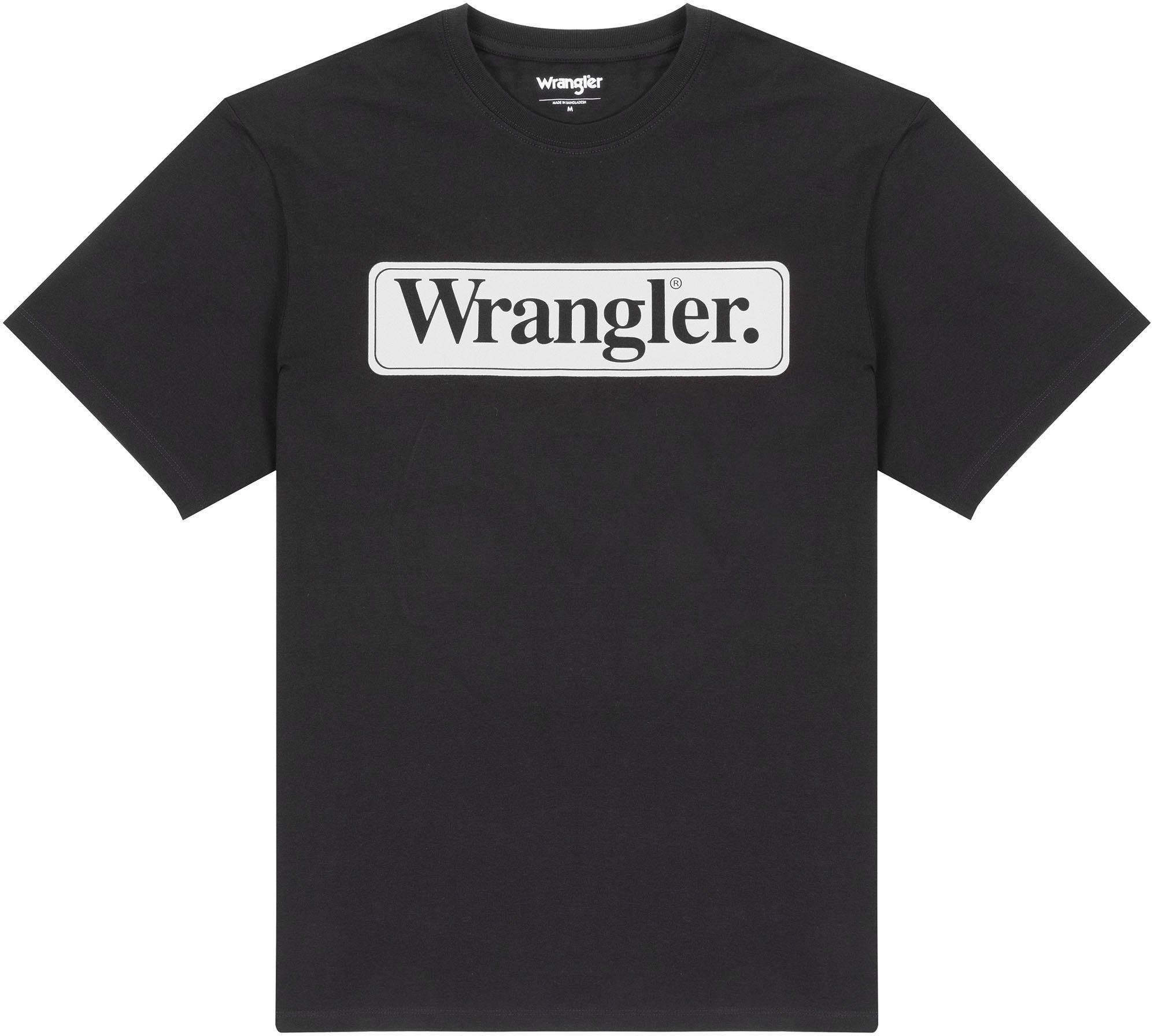 Wrangler black Rundhalsshirt