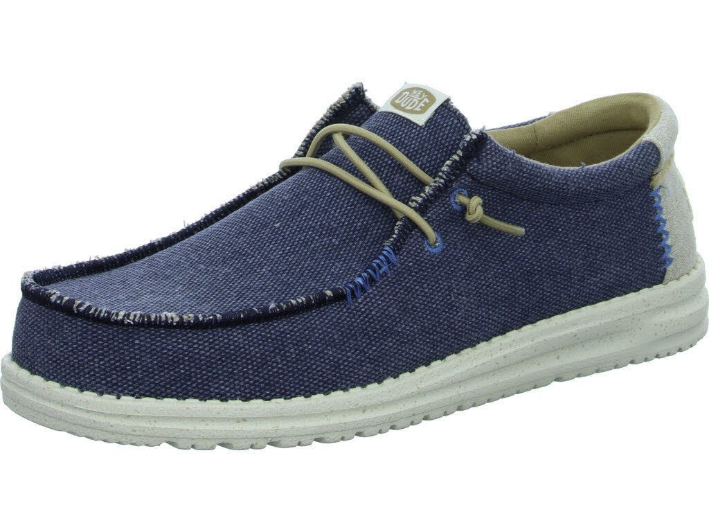 Hey Dude Wally Coastline Jute Navy Slipper