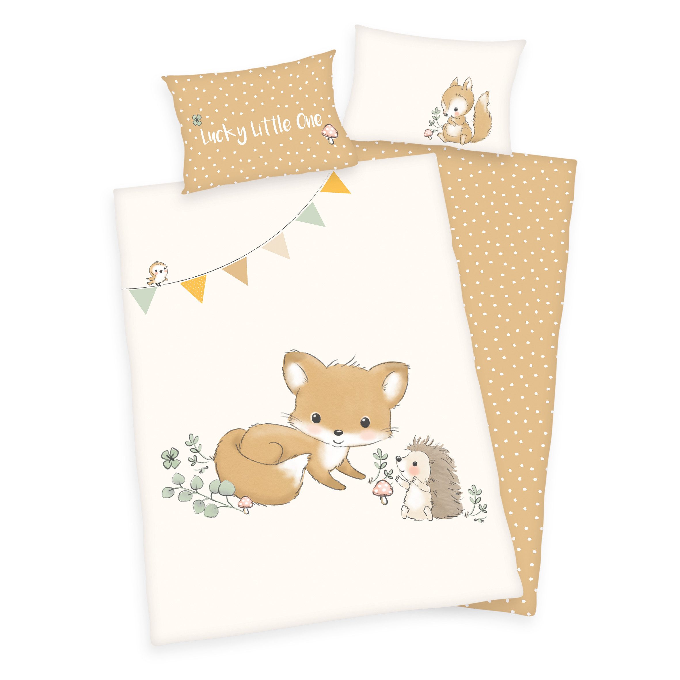 Herding Young Collection Babybettwäsche Waldfreunde Bettwäsche günstig online kaufen