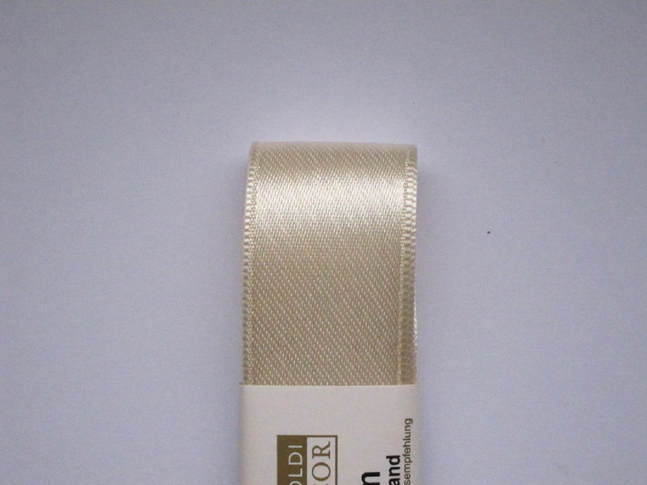 Goldina Loy GmbH + Co KG Geschenkband STOFF- BAND Doppelsatin farbig GOLDINA 40 mm/3m