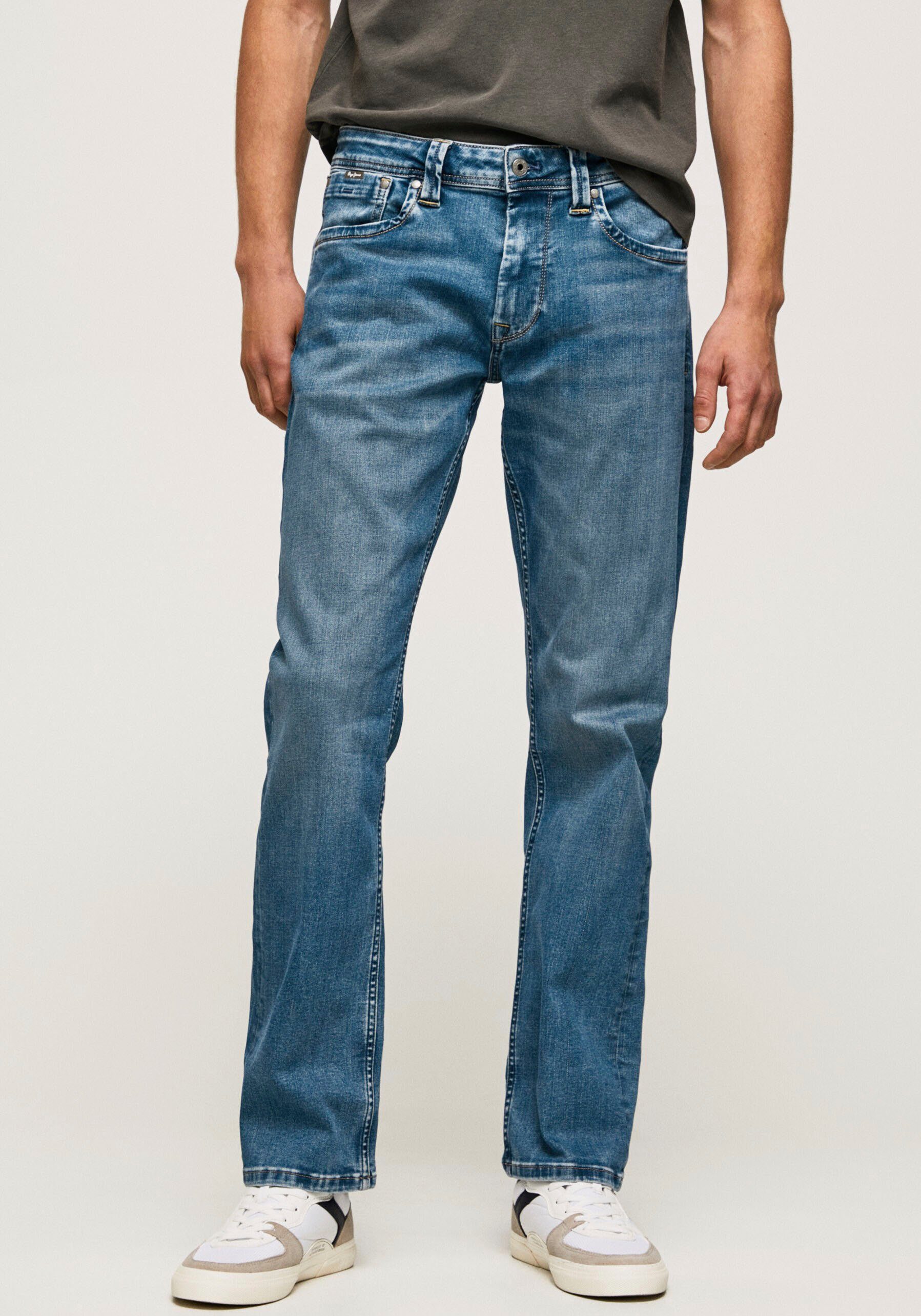 limewiser 5-Pocket-Form in ZIP Straight-Jeans Pepe KINGSTON Jeans